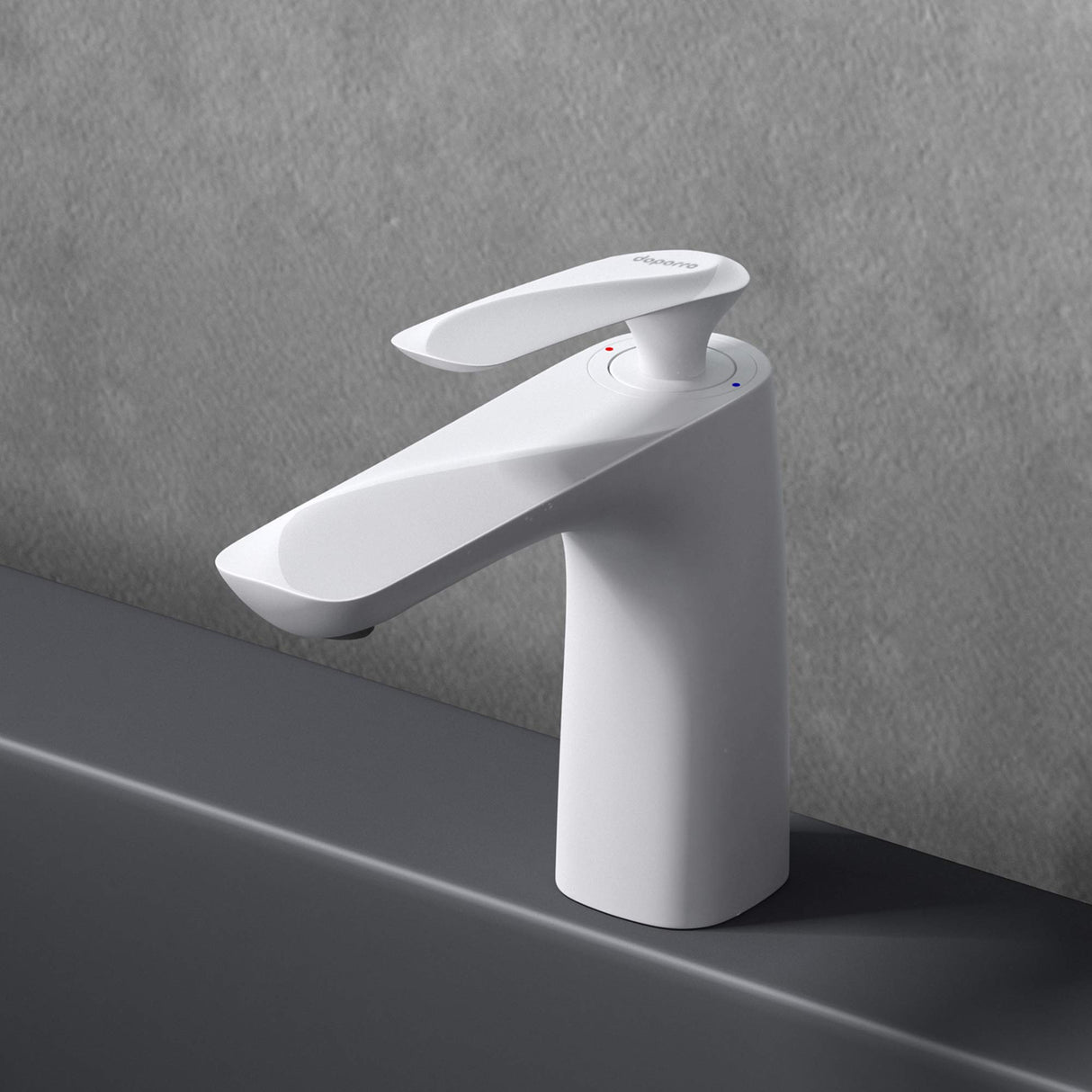 Robinet de salle de bain Glasvilla, mitigeur monocommande pour lavabo, installation de salle de bain, WAM-7201