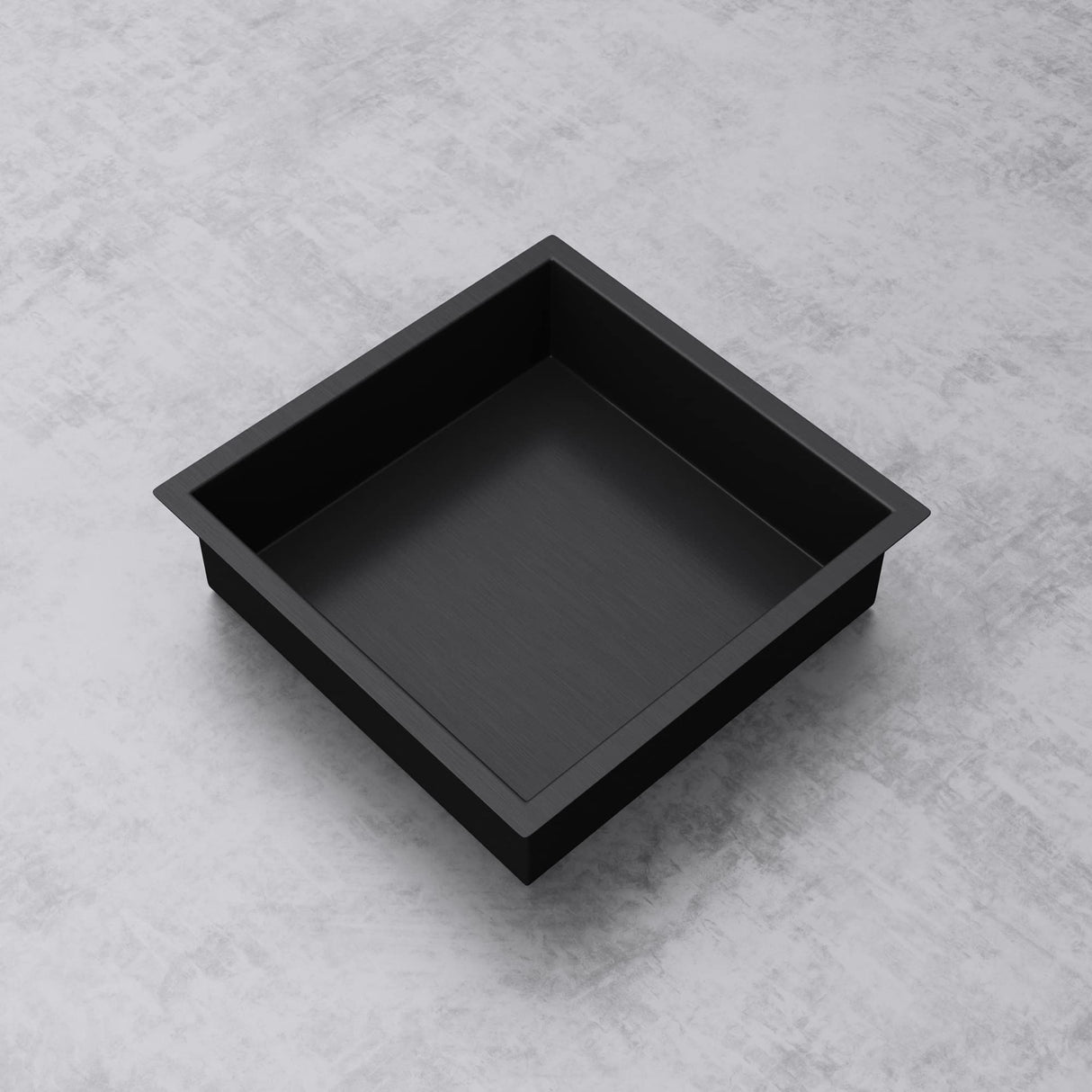 glasvilla Duschnische Bad Wandnische befliesbar aus Edelstahl Duschregal einfache Montage