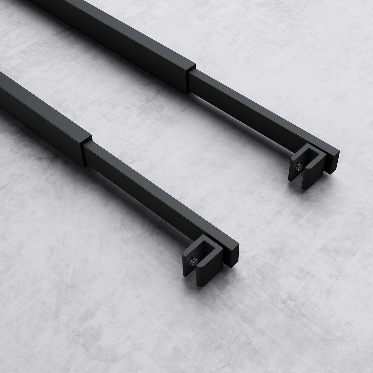 glasvilla Haltestange Duschwand Duschabtrennung Duschglaswand | Stabilisator para ducha Walk in | giratorio 180° para grosor de vidrio de 6-10 mm