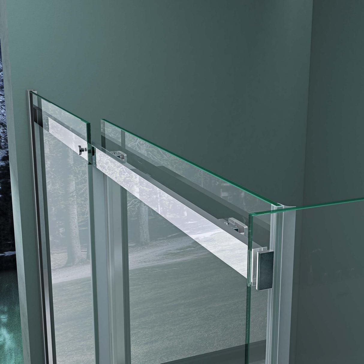 galsvilla Box Doccia in Vetro 8mm ad Apertura Scorrevole Box Cabina Doccia Angolare in Vetro Ravenna18