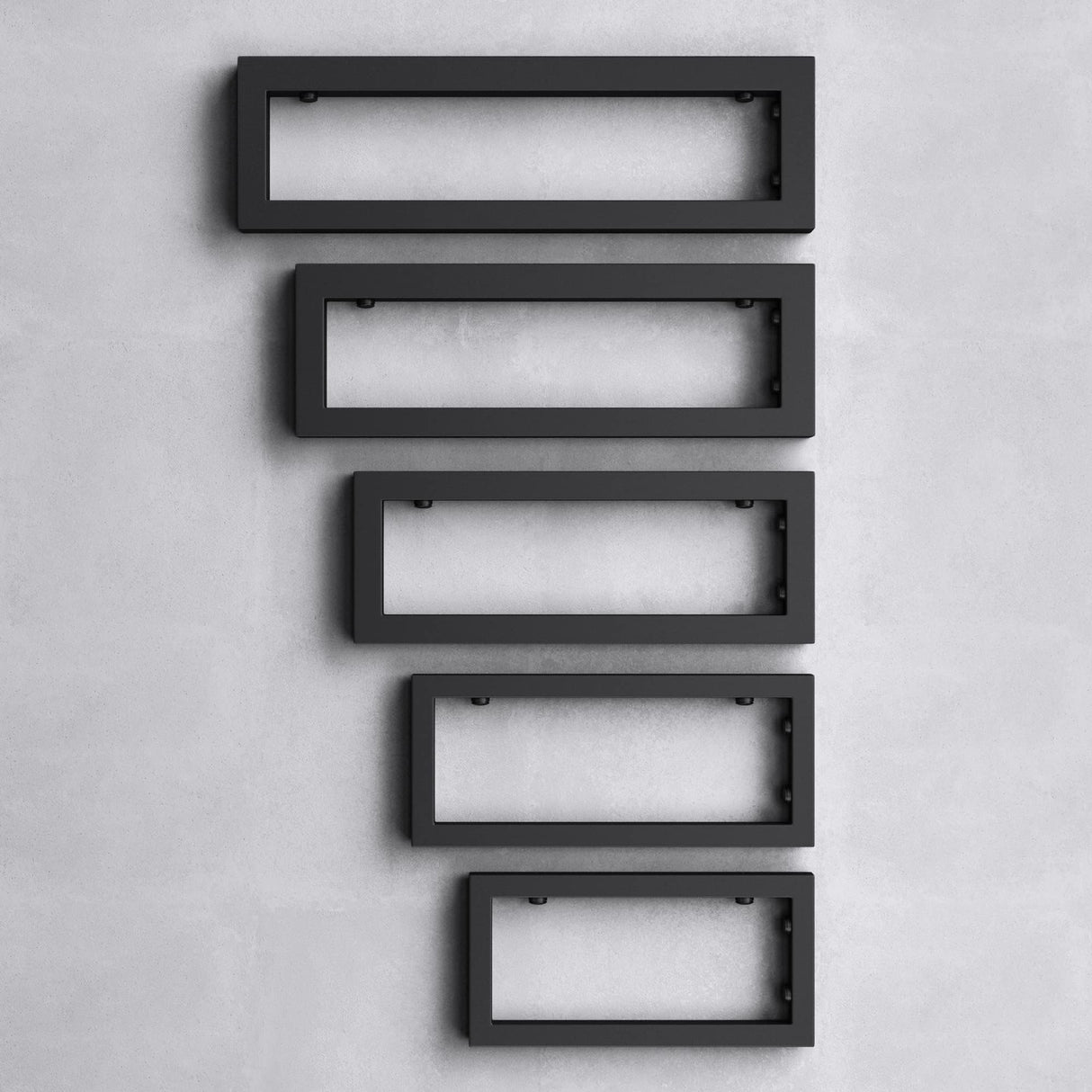 glasvilla Supporto da Parete per Lavandino Lavabo d'Appoggio Mensole Reggimensola Porta-Asciugamani in Acciaio Inossidabile, 2 Pezzi, WH01