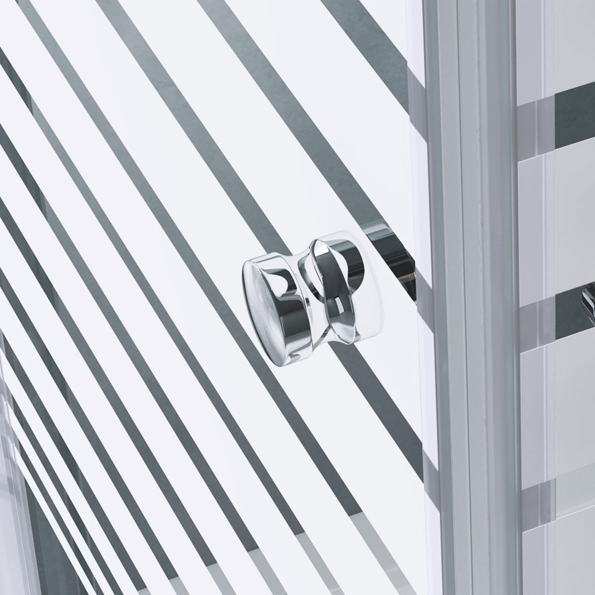 cabina de ducha glasvilla con puerta corredera doble puerta de ducha entrada de esquina vidrio templado efecto loto 6mm vidrio de seguridad ESG Ravenna16MS