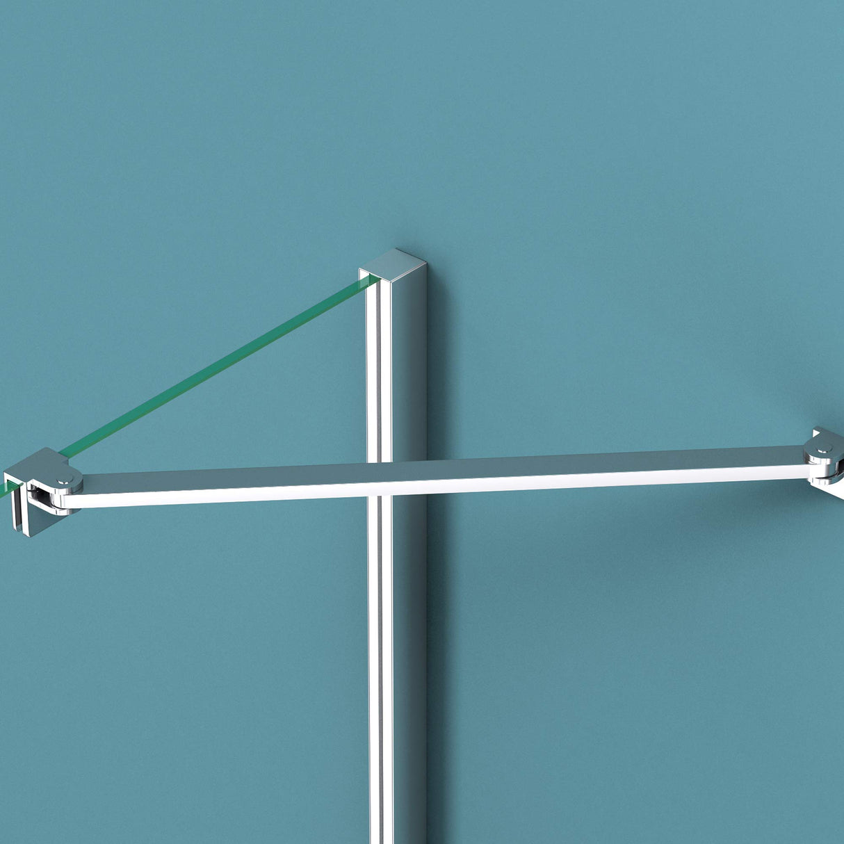 glasvilla Box Doccia Cabina Bagno in Vetro Trasparente Meccanismo Alza/Abbassa Cabina Doccia con Porta Doppia Ravenna50K