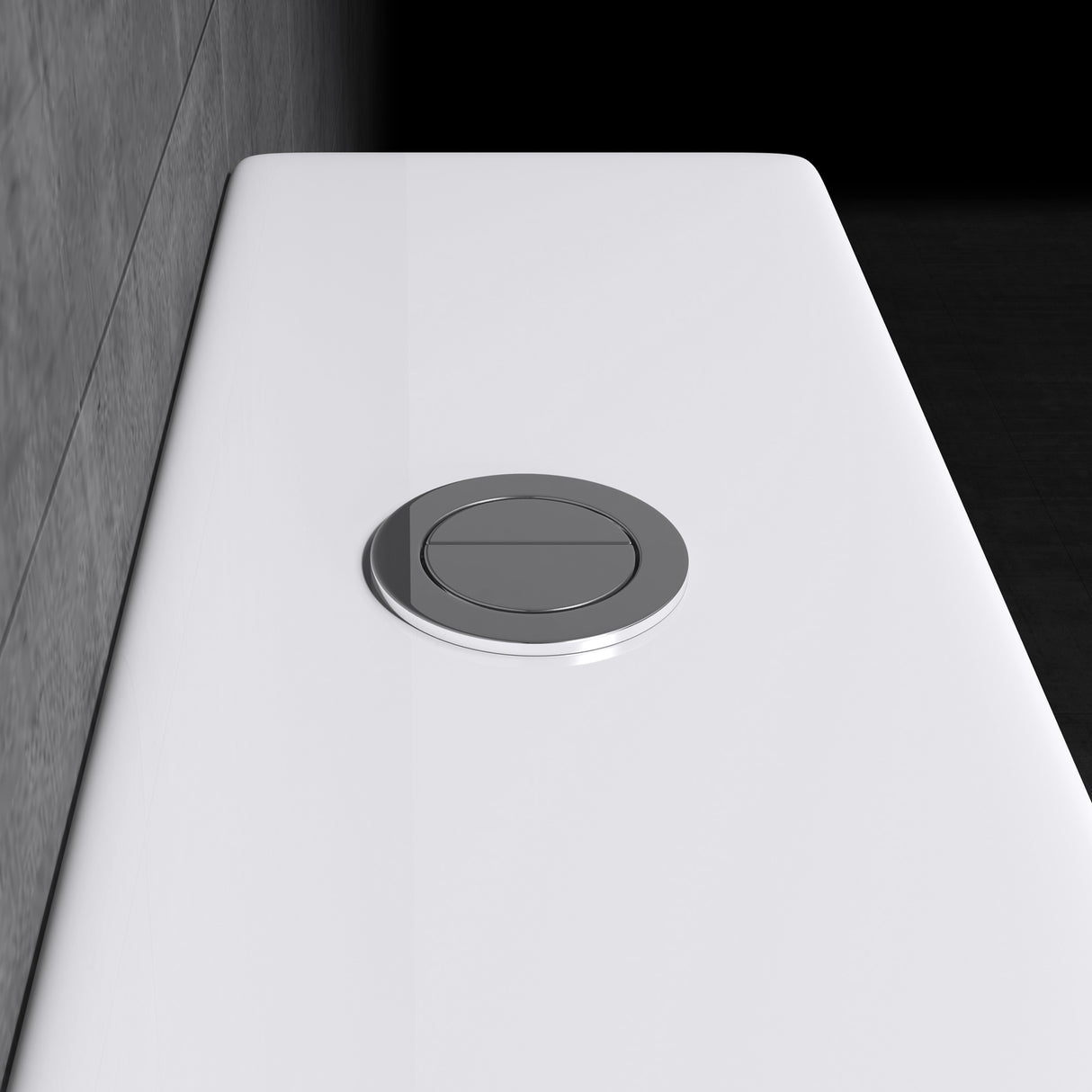 glasvilla Stand-WC Toilette Stand Toilette aus Keramik Spülrandloses WC bodenstehenden Toiletten