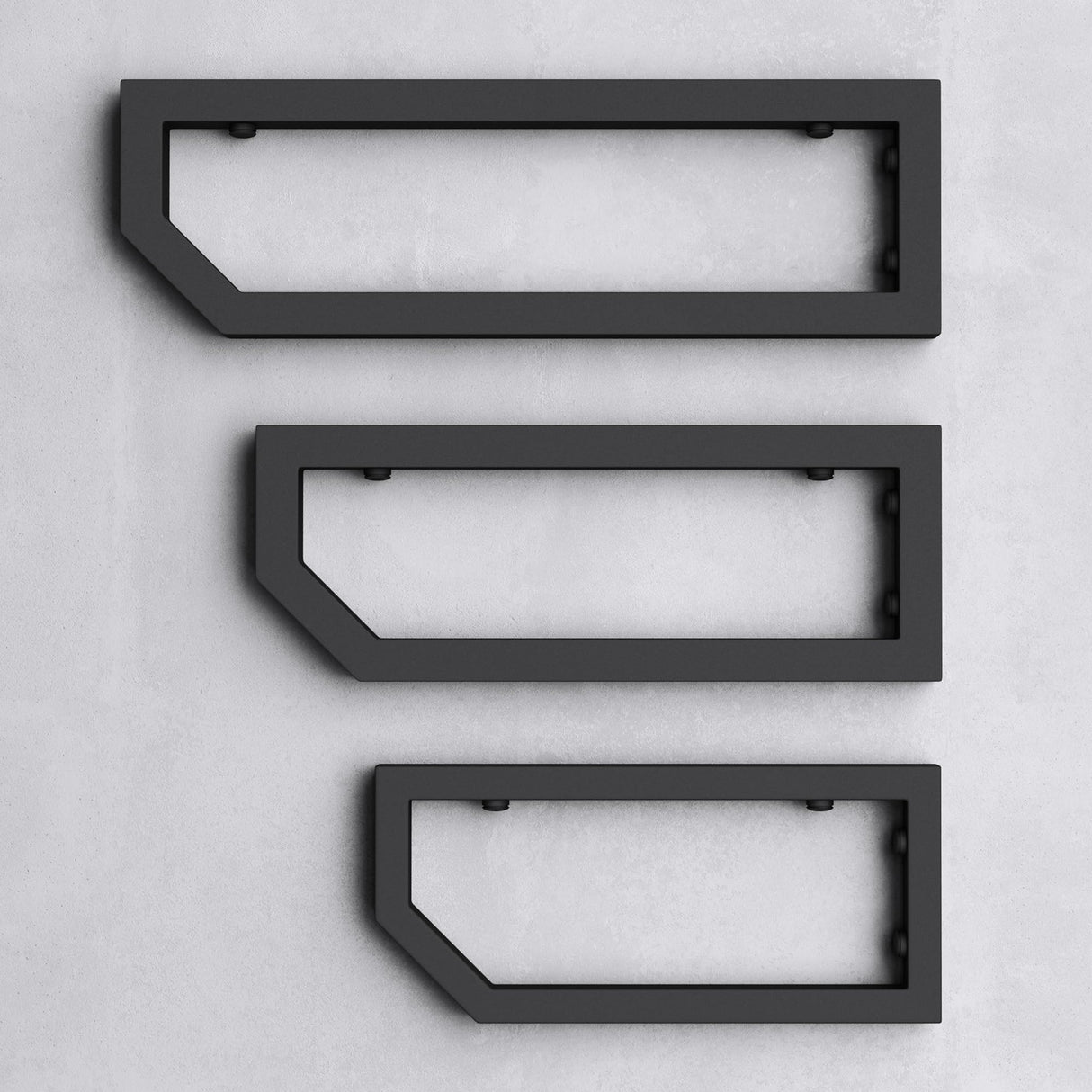 glasvilla Supporto da Parete per Lavandino Lavabo d'Appoggio Mensole Reggimensola Porta-Asciugamani in Acciaio Inossidabile WH03