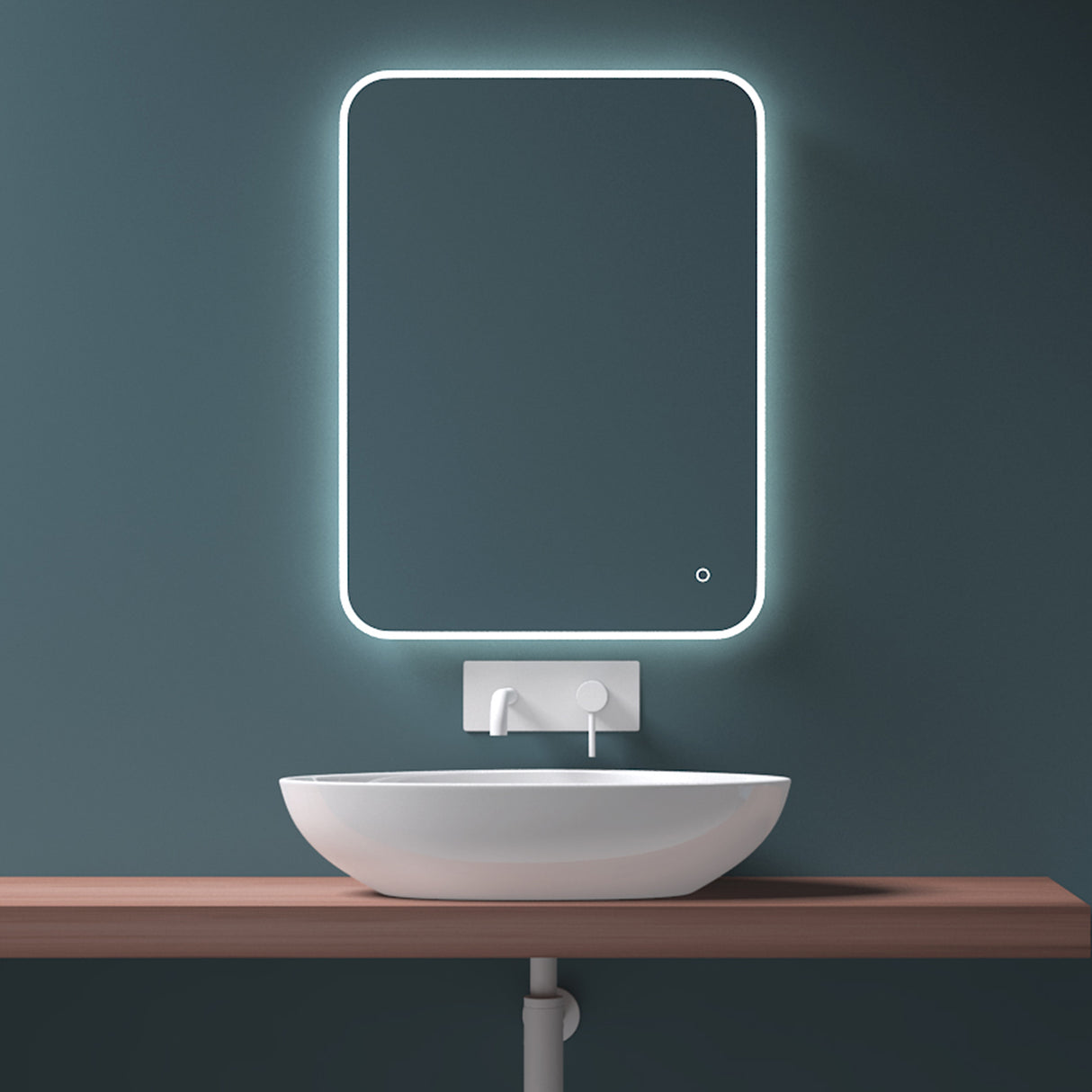 glasvilla Waschbecken weiß Aufsatzwaschbecken aus Keramik,mit Nano-Beschichtung Brüssel895