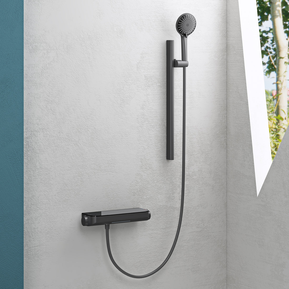 glasvilla Soffione Doccia con 3 Modalità, Doccino per Doccia in Ottone con Tubo Flessibile da 1.5m, Facile da Installare Duschsystem9