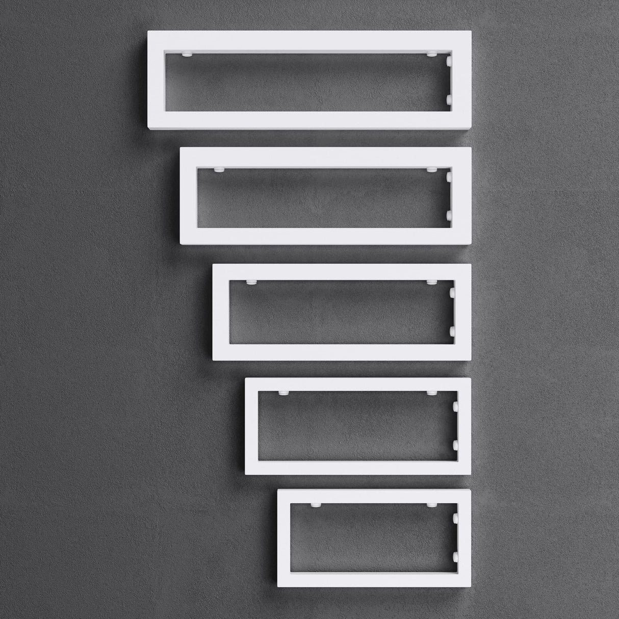 glasvilla Supporto da Parete per Lavandino Lavabo d'Appoggio Mensole Reggimensola Porta-Asciugamani in Acciaio Inossidabile, 2 Pezzi, WH01