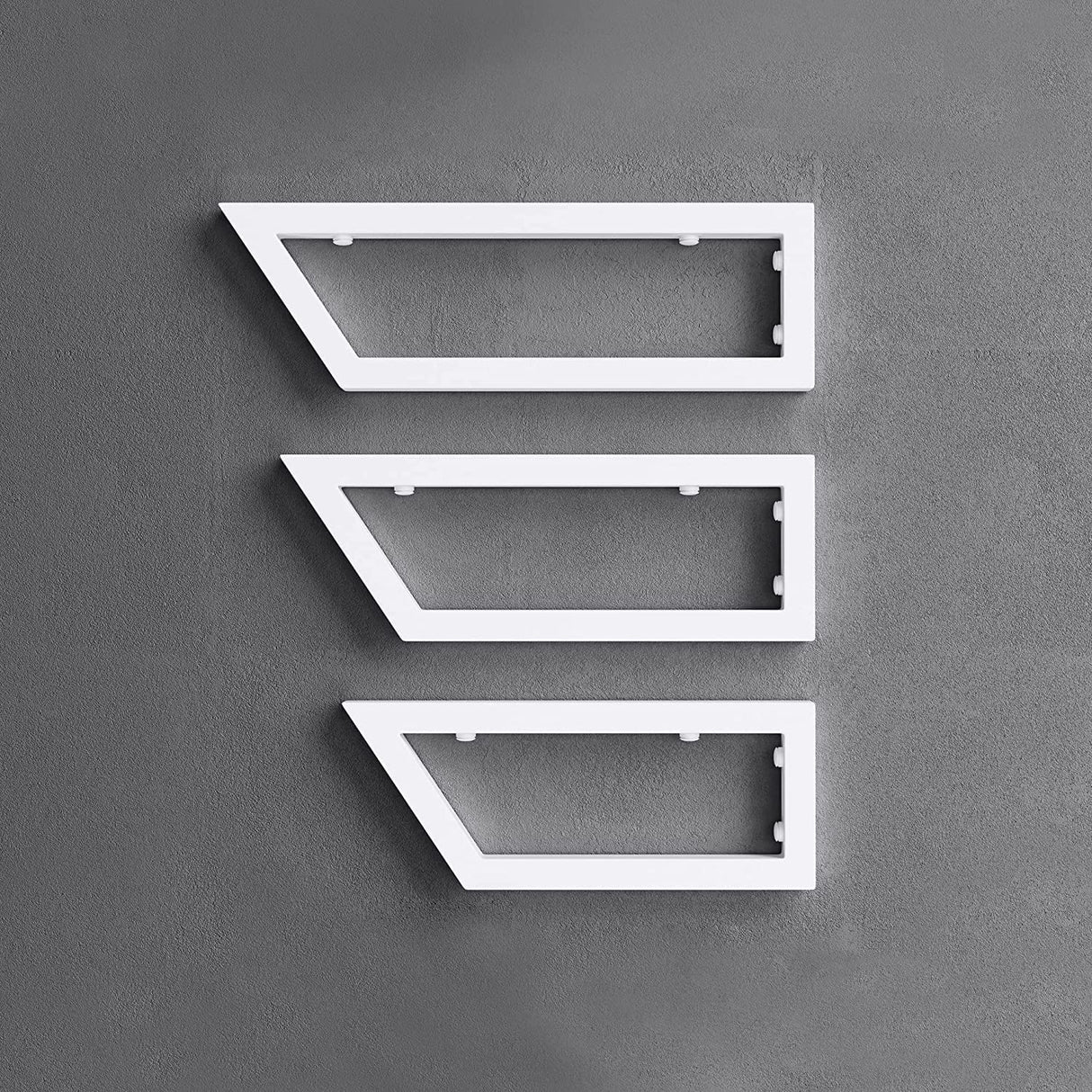 glasvilla Supporto da Parete per Lavandino Lavabo d'Appoggio Mensole Reggimensola Porta-Asciugamani in Acciaio Inossidabile WH04