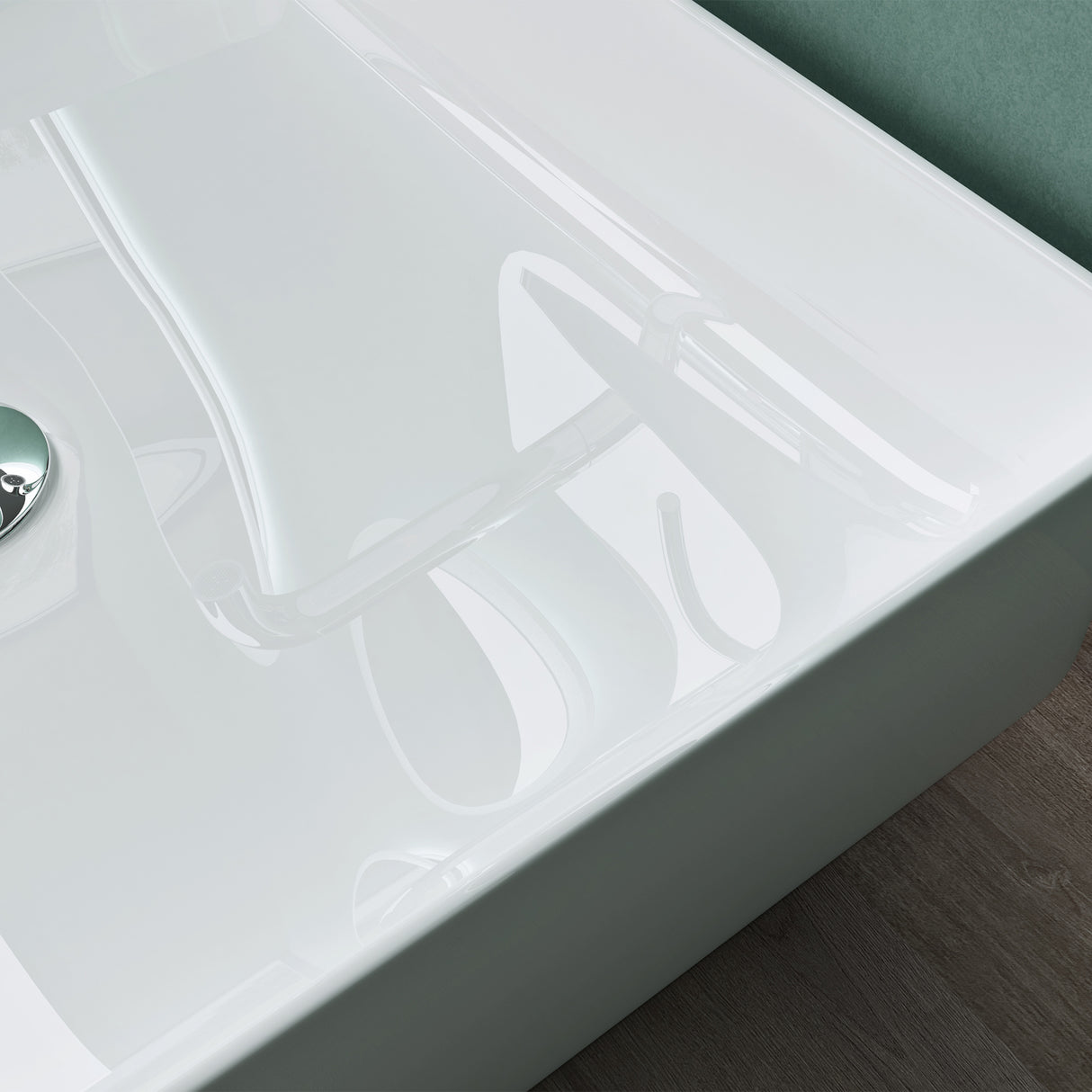 glasvilla Waschbecken weiß Aufsatzwaschbecken Waschschale aus Keramik Brüssel105