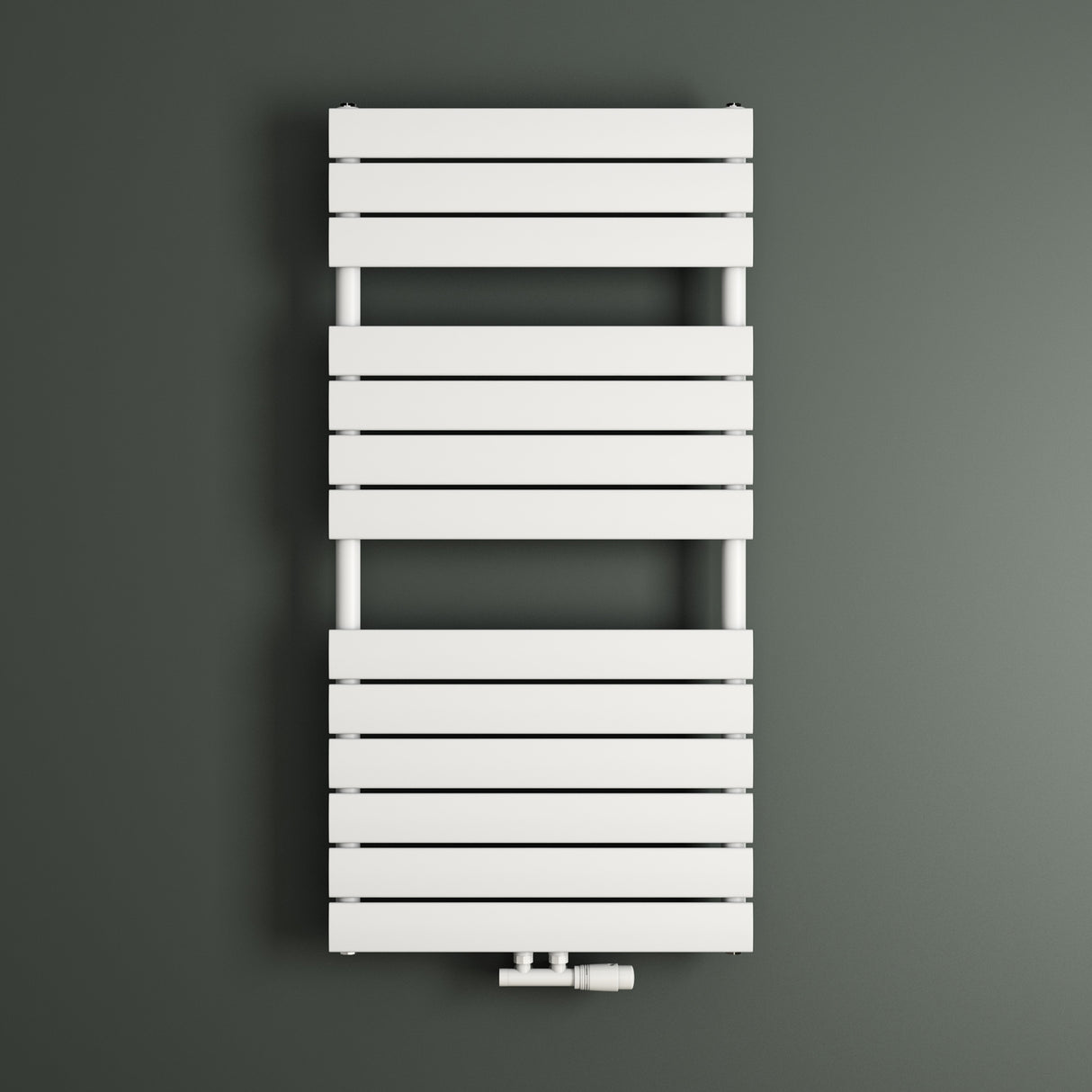 glasvilla Badheizkörper flach Seitenanschluss & Mittelanschluss Paneelheizkörper Horizontal Handtuchwärmer Badheizung FH