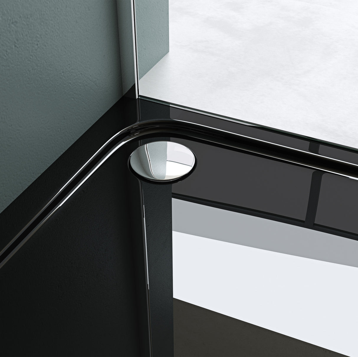 glasvilla Piatto Doccia in Acrilico Piatto Doccia Pentagonale Altezza di 4cm, Faro5