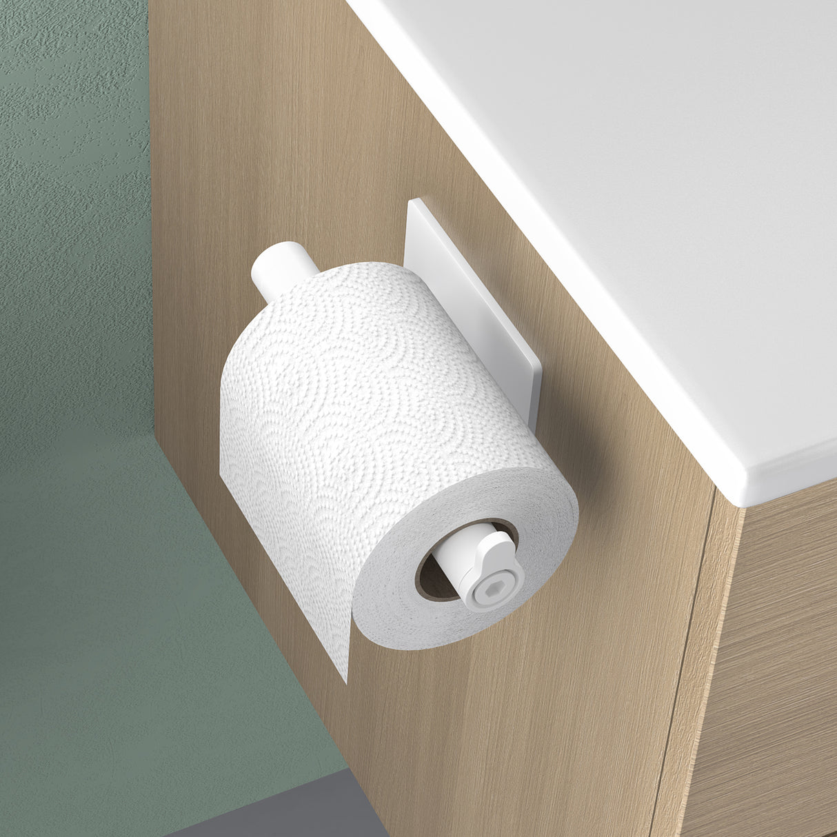 glasvilla Toilettenpapierhalter Klopapierhalter WC aus Edelstahl, Toilettenpapier Halterung Rollenhalter Lino-02+03+04