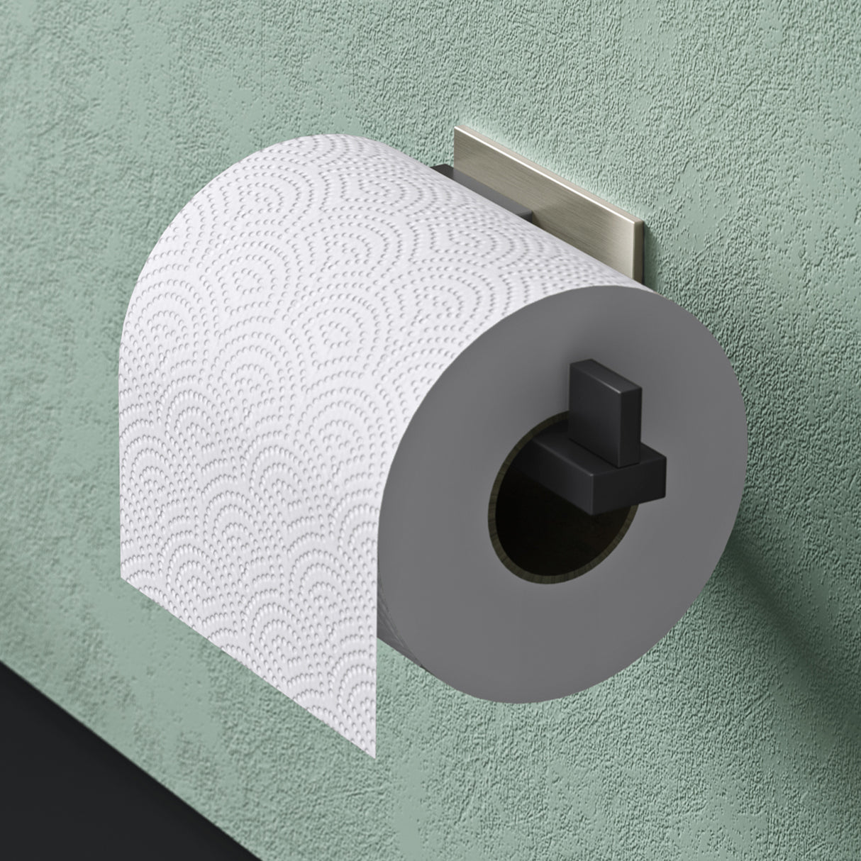 glasvilla Toilettenpapierhalter Klopapierhalter WC aus Edelstahl, Toilettenpapier Halterung Rollenhalter Lino-02+03+04