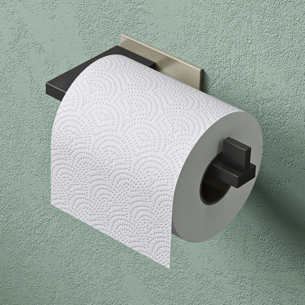 glasvilla Toilettenpapierhalter Klopapierhalter WC aus Edelstahl, Toilettenpapier Halterung Rollenhalter Lino-02+03+04