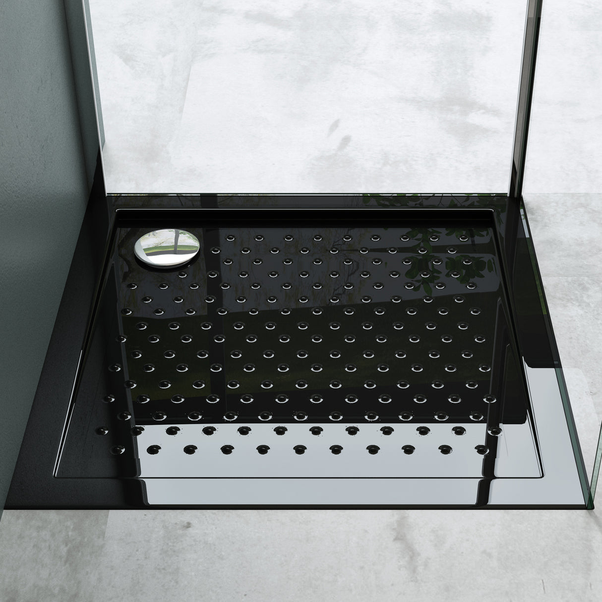 glasvilla Duschwanne Duschtasse Antirutsch de acrílico de alta calidad Cuadrada Lucia