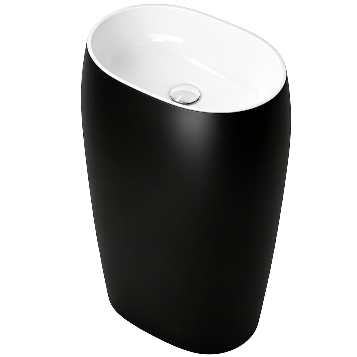 glasvilla Design Standwaschbecken freistehend Col32 aus Mineralguss Waschtisch Standwaschbecken