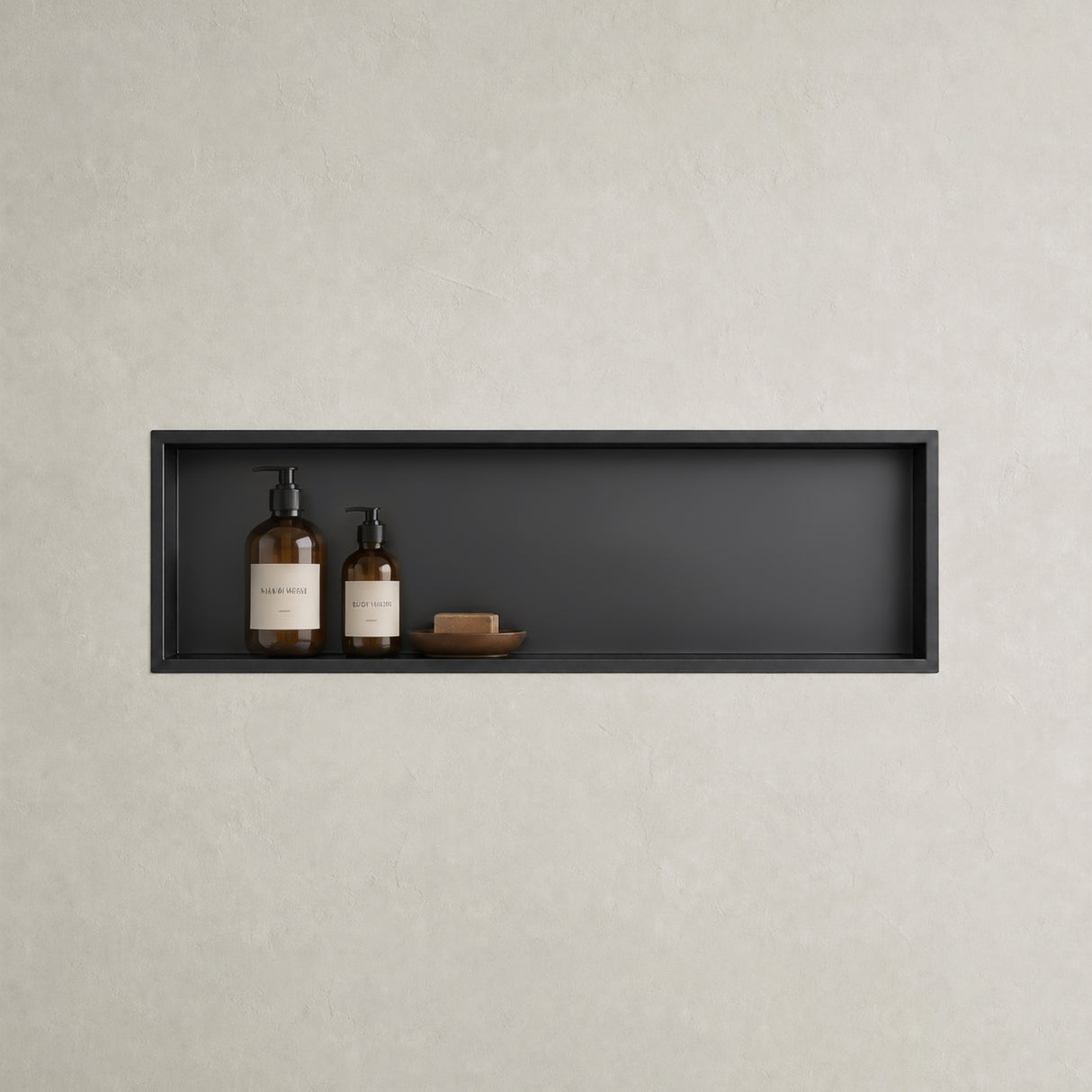 Niche de douche Glasvilla, niche murale de salle de bain, étagère de douche en acier inoxydable carrelable, montage facile