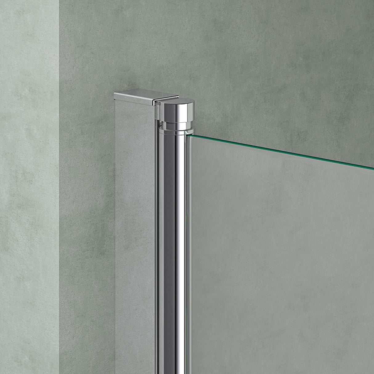 glasvilla Parete Vasca da Bagno Doccia, Parete Sopravasca 94x140cm in Vetro di Sicurezza Cabine Doccia Apertura 180° con Nano Rivestimenti Cortona112