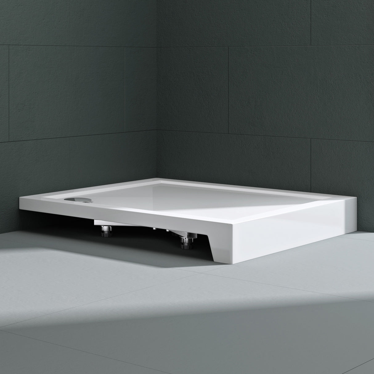 glasvilla Duschwanne Duschtasse de acrílico de alta calidad Cuadrada Faro1H