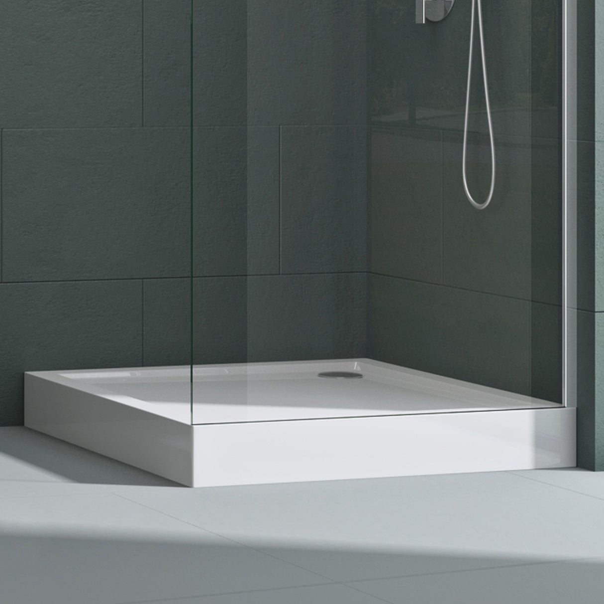 glasvilla Duschwanne Duschtasse de acrílico de alta calidad Cuadrada Faro1H