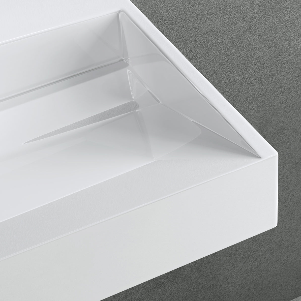 Lavabo Glasvilla Col19 Mineralguss moderno con válvula incluida