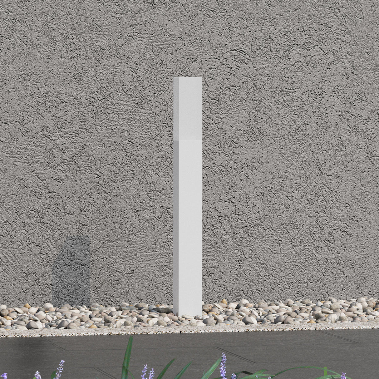 éclairage extérieur glasvilla IP65 éclairage de chemin extérieur | Borne lumineuse pour jardin, lampadaire 3000K, lampe de jardin | Lampadaire d'extérieur 3W Deus Lumina