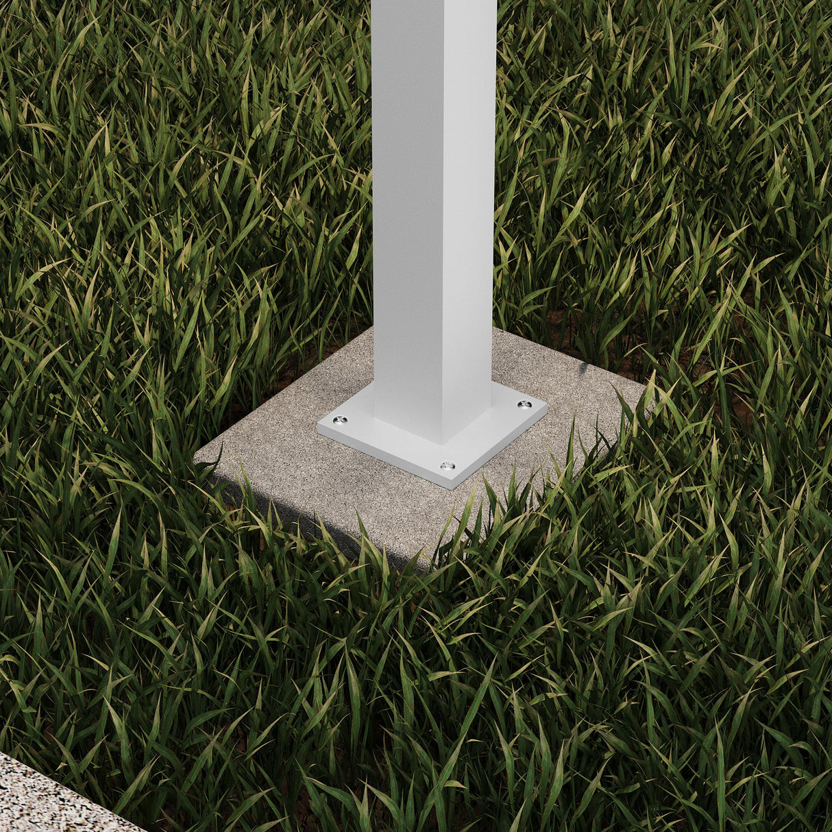 éclairage extérieur glasvilla IP65 éclairage de chemin extérieur | Borne lumineuse pour jardin, lampadaire 3000K, lampe de jardin | Lampadaire d'extérieur 3W Deus Lumina