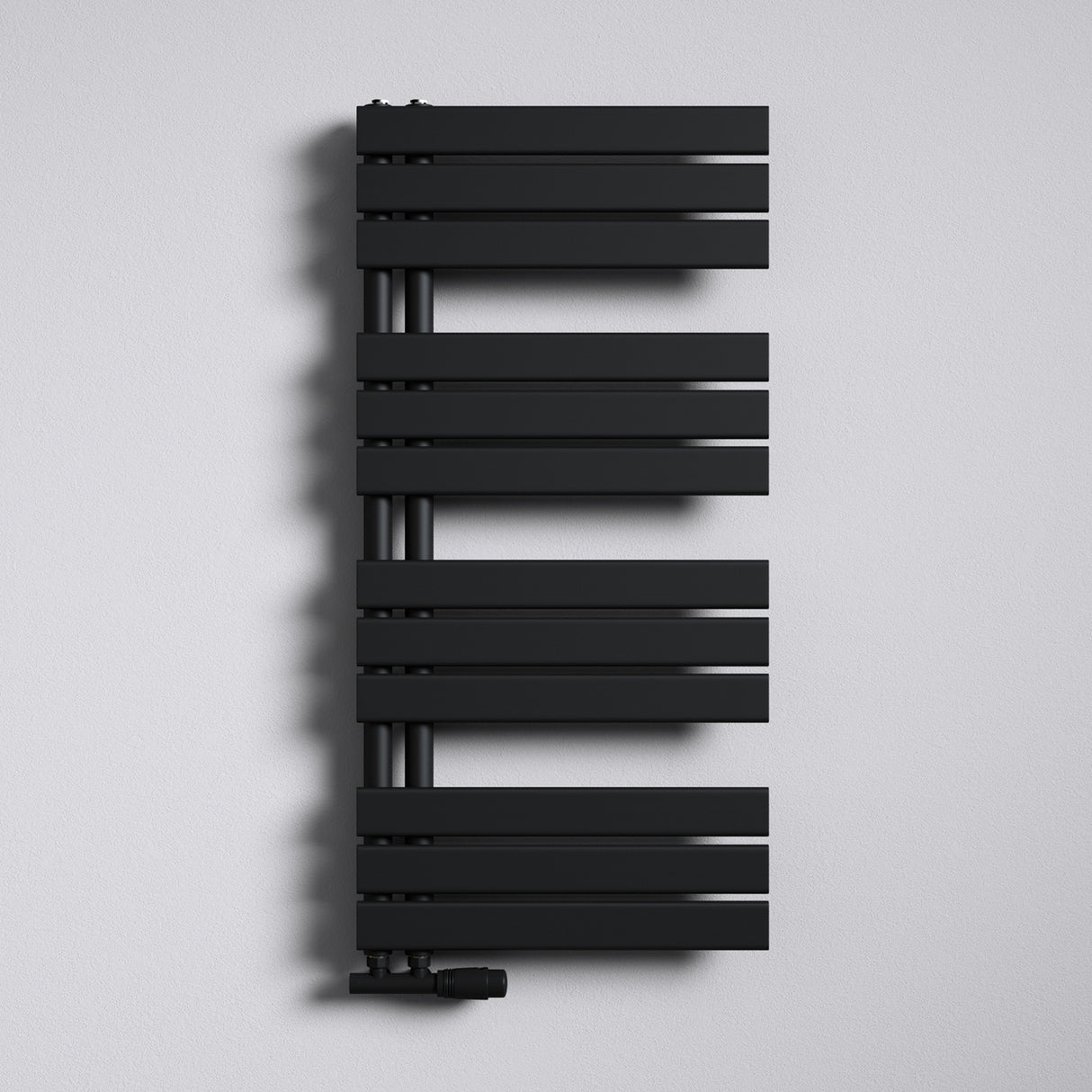 radiateur de salle de bain glasvilla radiateur sèche-serviettes de salle de bain à raccordement latéral plat sèche-serviettes FN