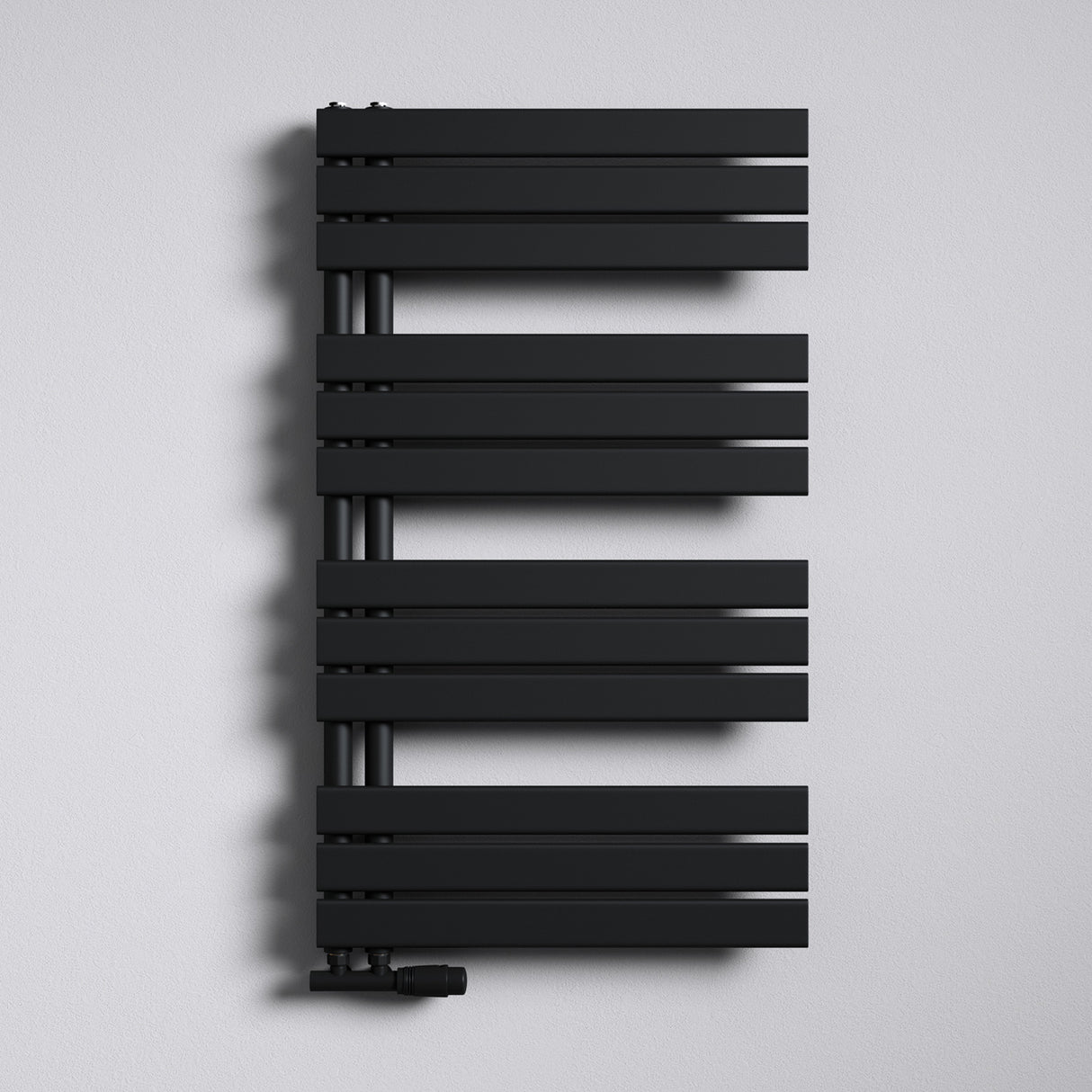 radiateur de salle de bain glasvilla radiateur sèche-serviettes de salle de bain à raccordement latéral plat sèche-serviettes FN