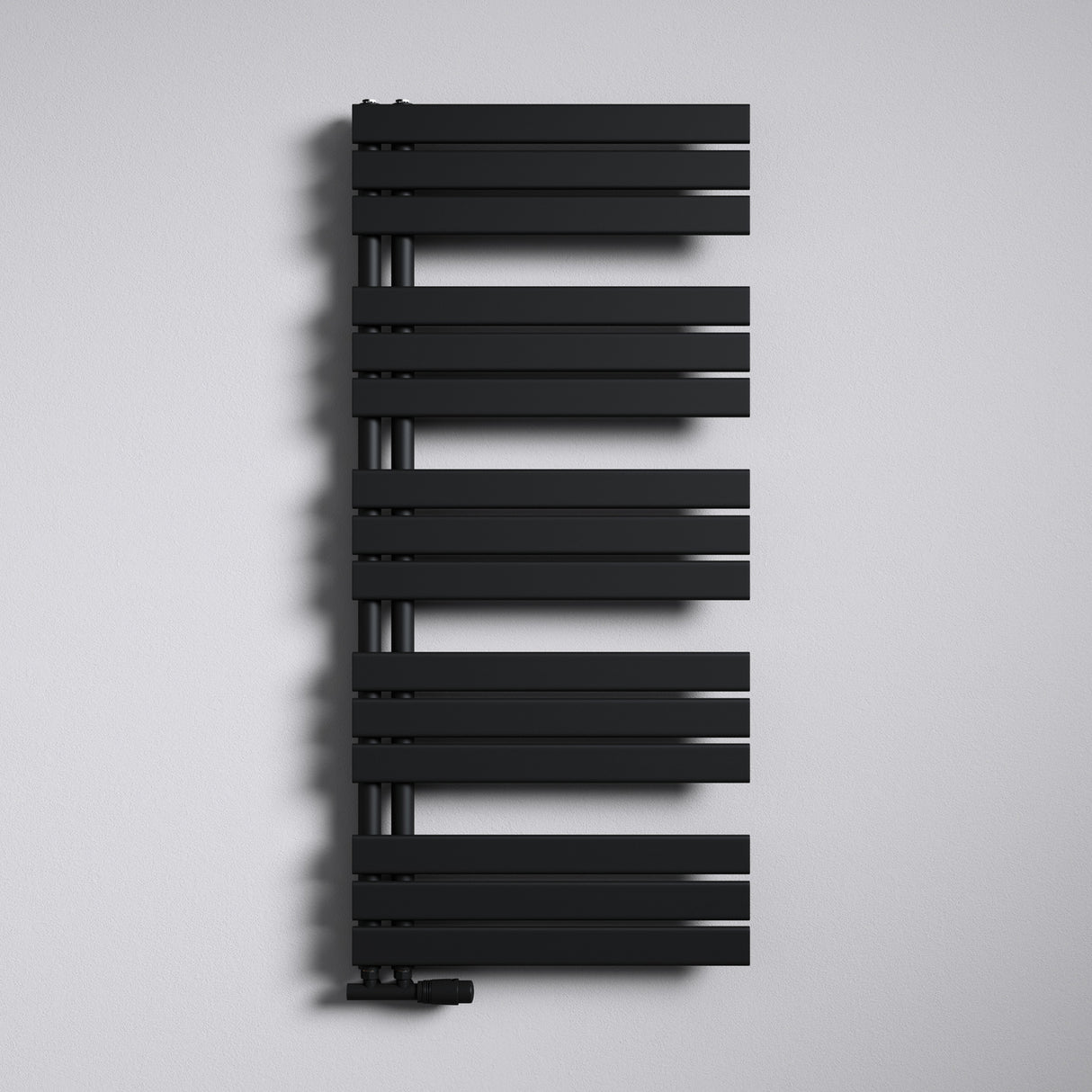 radiateur de salle de bain glasvilla radiateur sèche-serviettes de salle de bain à raccordement latéral plat sèche-serviettes FN