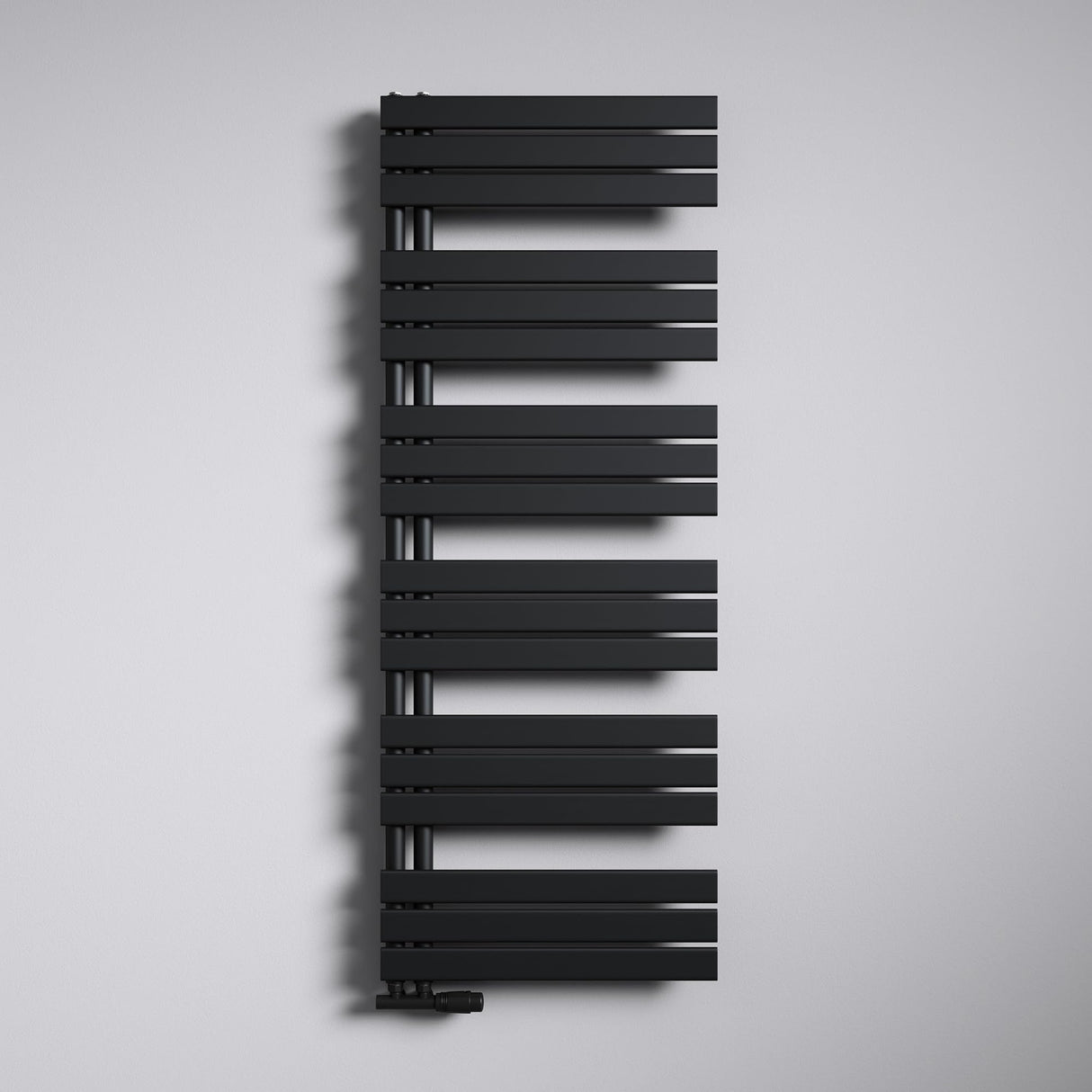 radiateur de salle de bain glasvilla radiateur sèche-serviettes de salle de bain à raccordement latéral plat sèche-serviettes FN