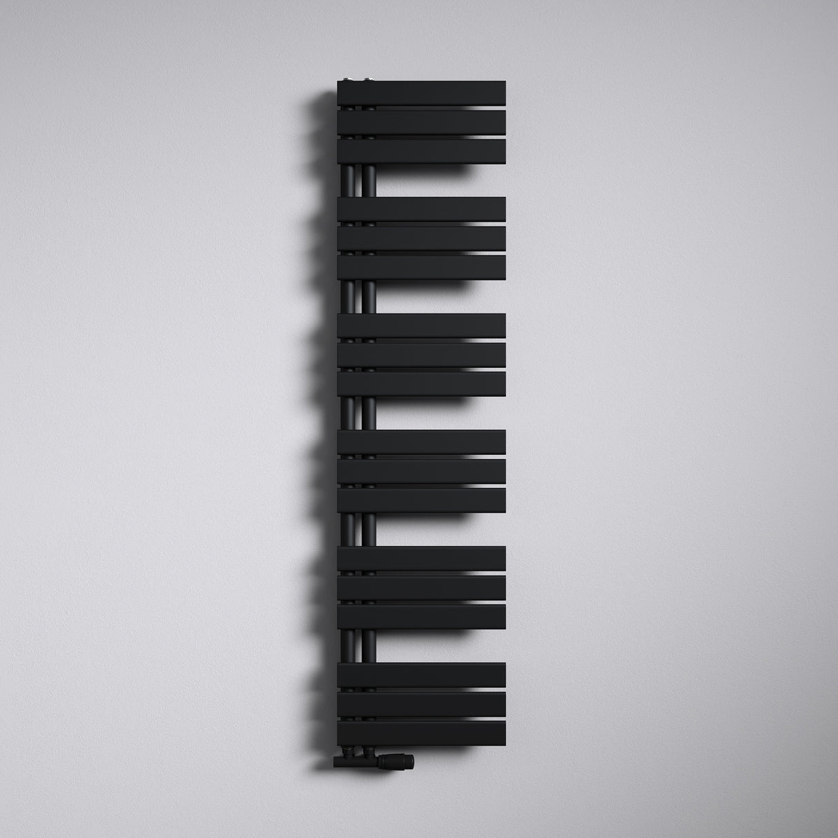 radiateur de salle de bain glasvilla radiateur sèche-serviettes de salle de bain à raccordement latéral plat sèche-serviettes FN