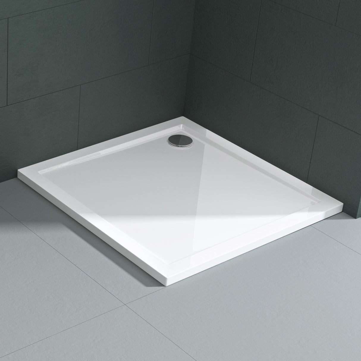 glasvilla Piatto Doccia in Acrilico Piatto Doccia Quadrato Faro