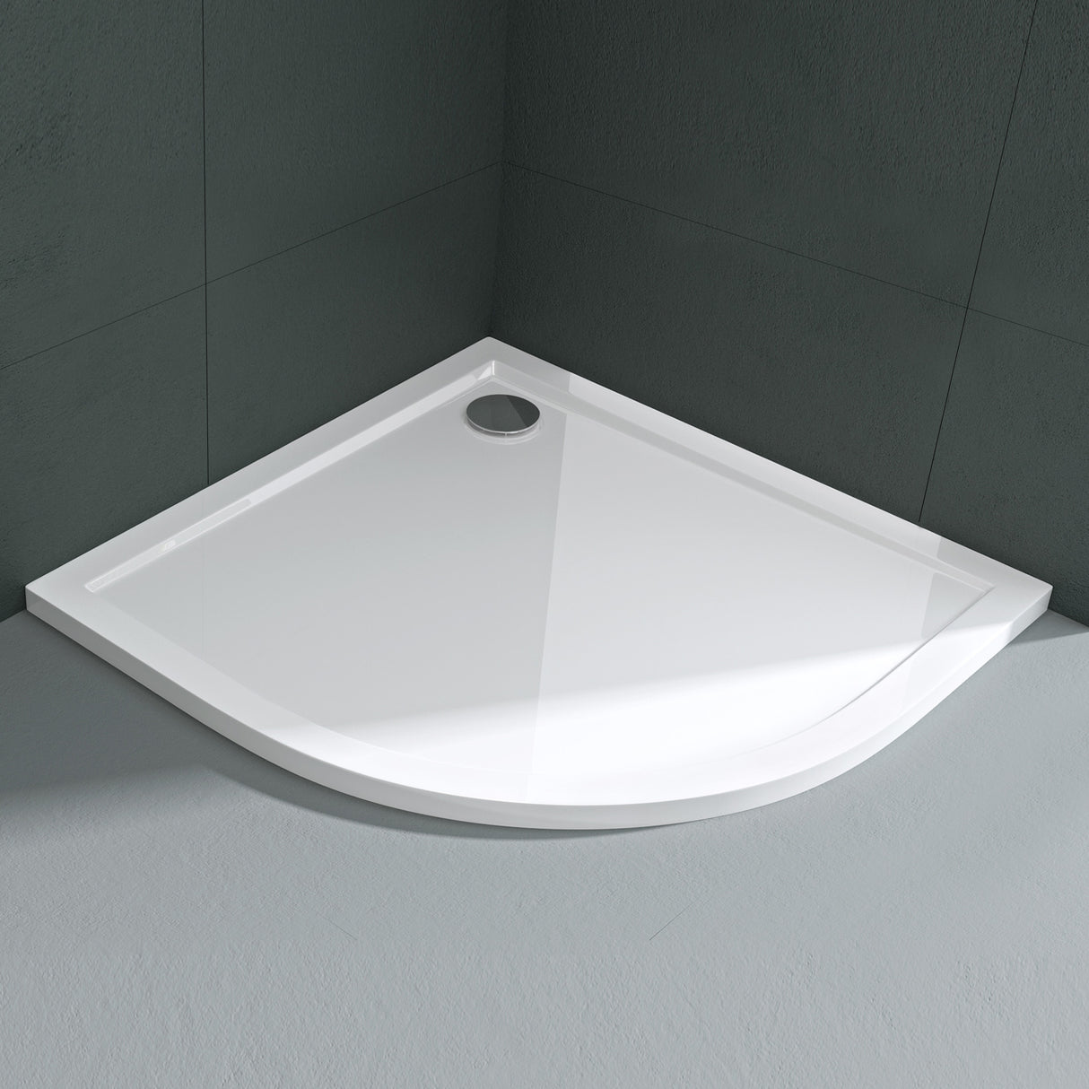 glasvilla Piatto Doccia in Acrilico Piatto Doccia a Quadrato Altezza di 4CM Faro3