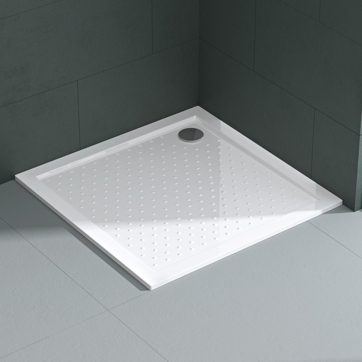 glasvilla Duschwanne Duschtasse Antirutsch de acrílico de alta calidad Cuadrada Lucia