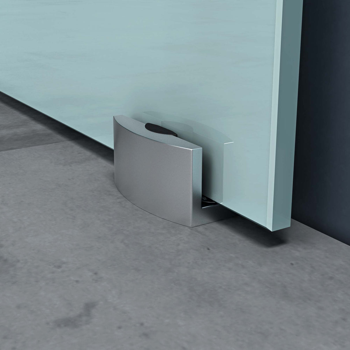 glasvilla Glasschiebetür komplettset Amalfi H: 2150mm, Griffart: Stangengriff, inkl. Softclose-Automatik, 8mm ESG-Sicherheitsglas