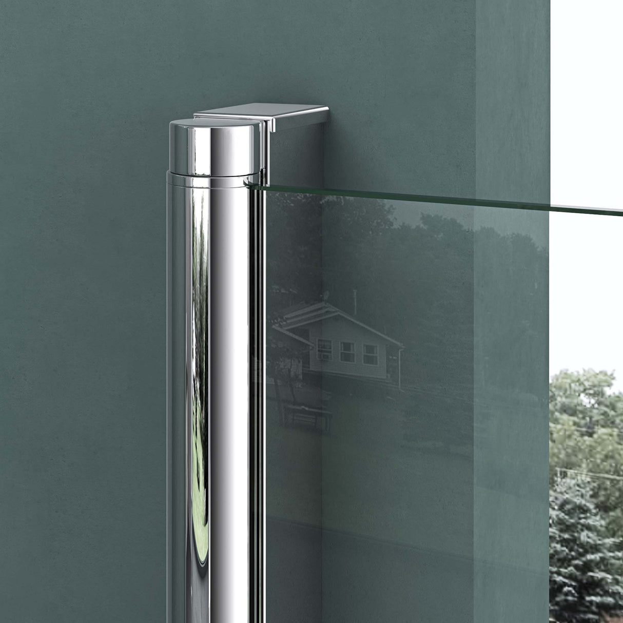 glasvilla Cabina de Ducha Entrada de Esquina Mecanismo de Elevación y Bajada Separación de Ducha Vidrio de Seguridad ESG Efecto Loto Plegable Ravenna24