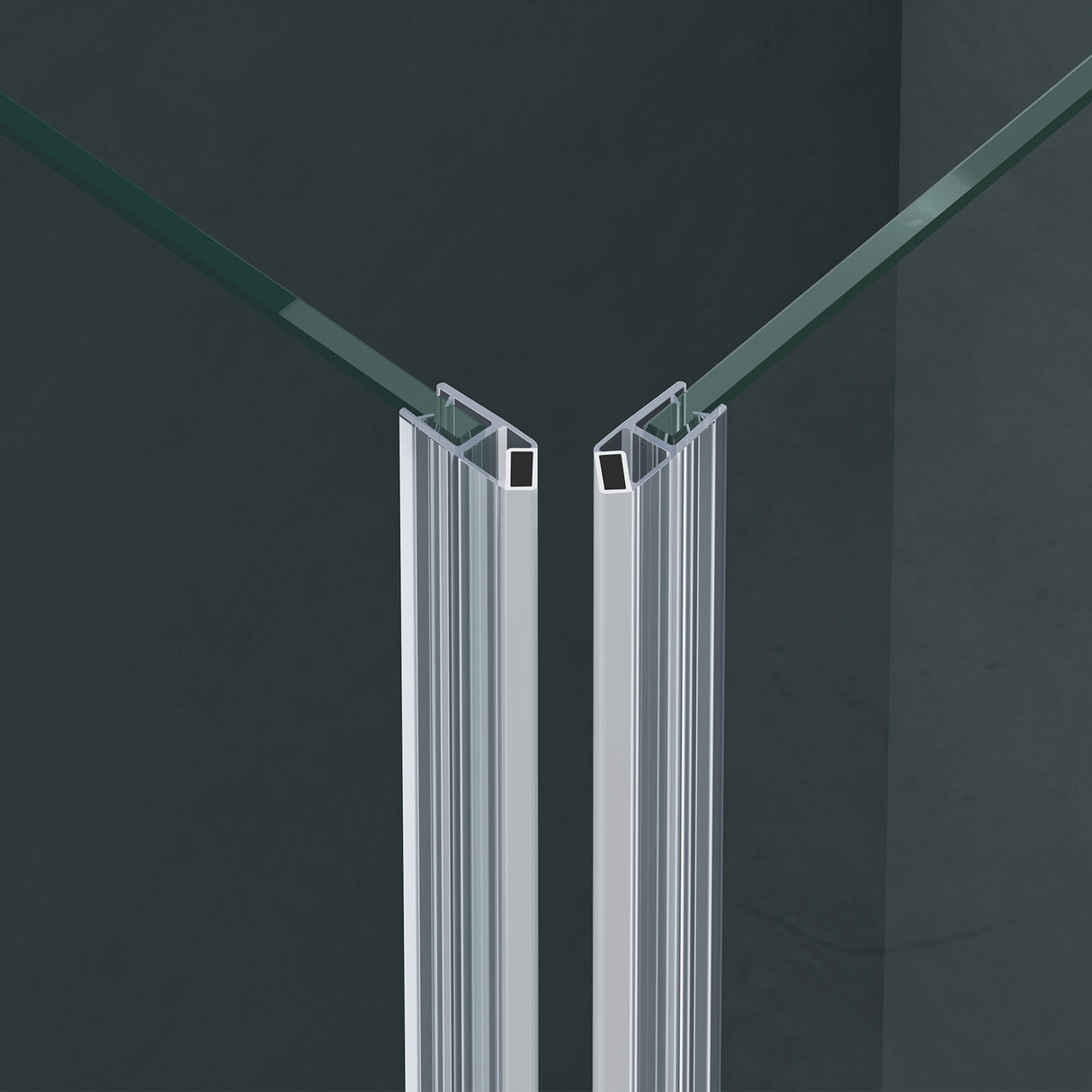 galsvilla Duschkabine Falttür 180° Klappbar & Faltbar Mit Hebe- und Senkmechaniamus Lotus-Effekt NANO Eckeinstieg R27