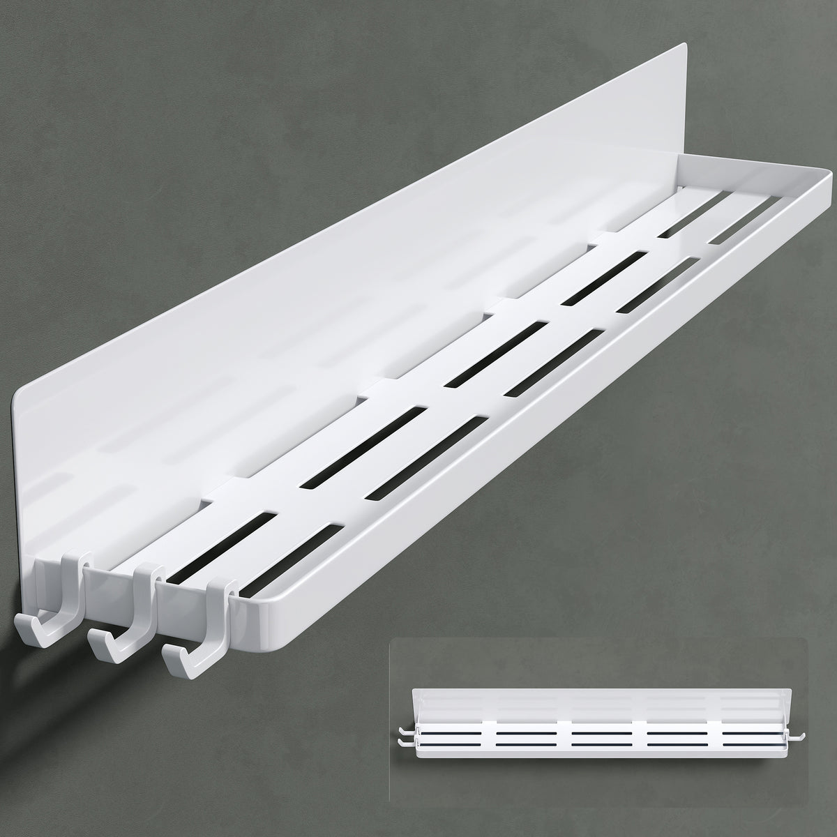 Estante de Ducha Glasvilla Reglo-01 Duschablage Magnética sin Taladro (60 cm)