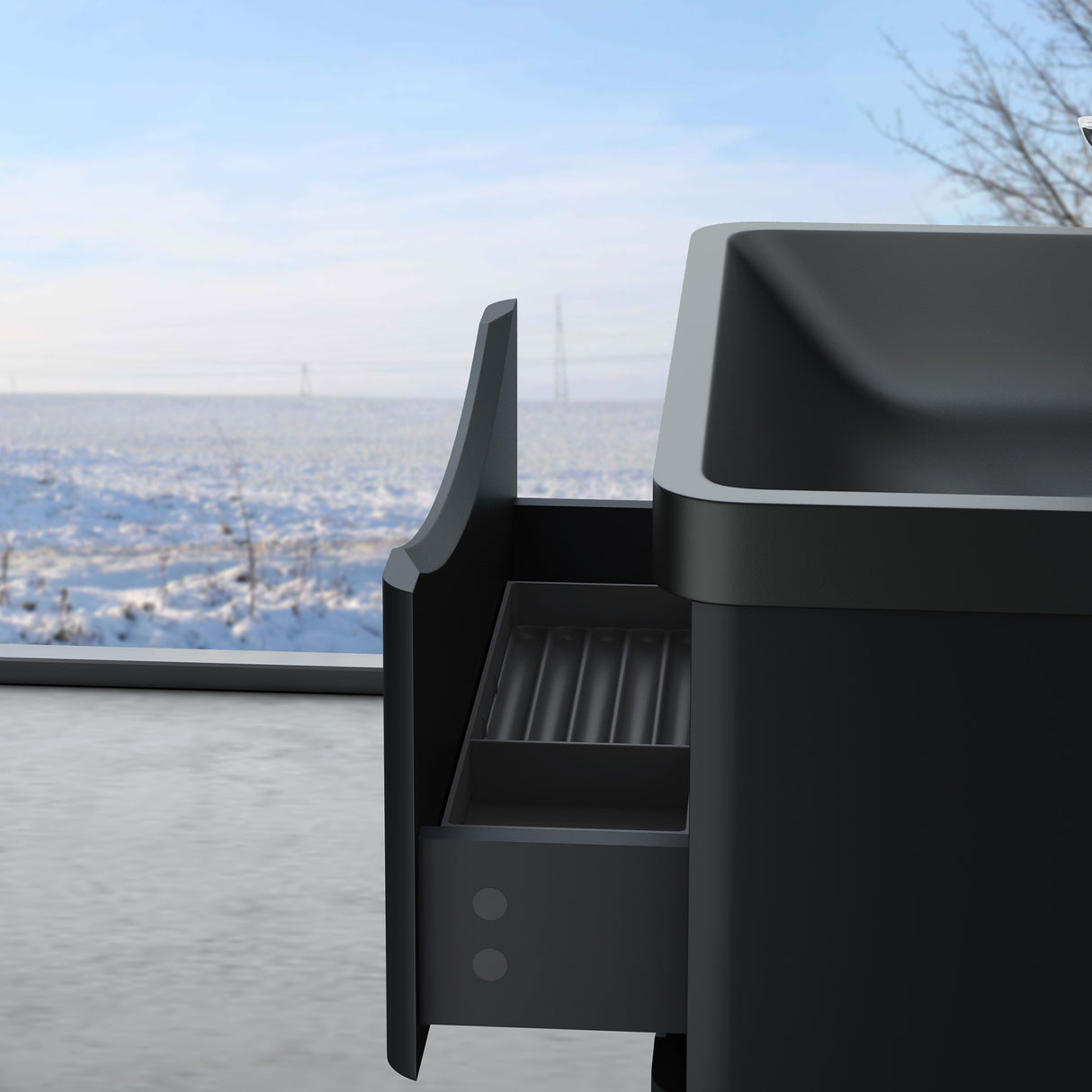 glasvilla Badmöbel set Waschtisch mit Unterschrank Waschbeckenunterschrank mit Softclose Schubladen inkl. Waschbecken 60cm Smile