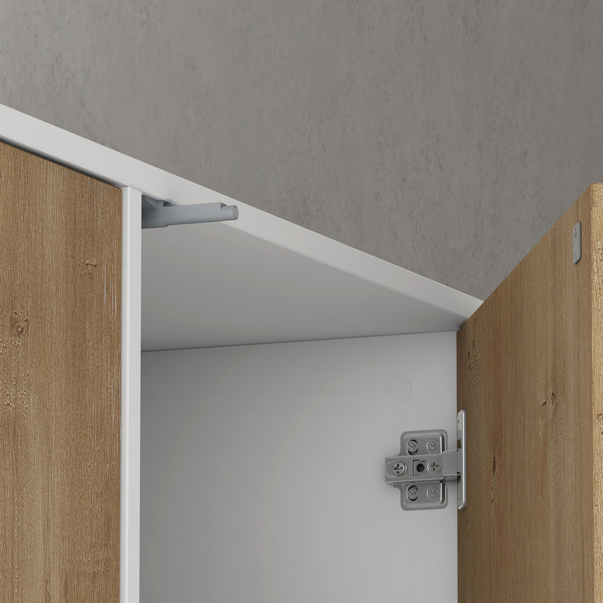 Meuble de rangement Glasvilla avec 3 portes et 2 compartiments, commode, buffet, beaucoup d'espace de rangement pour le salon Schrank02