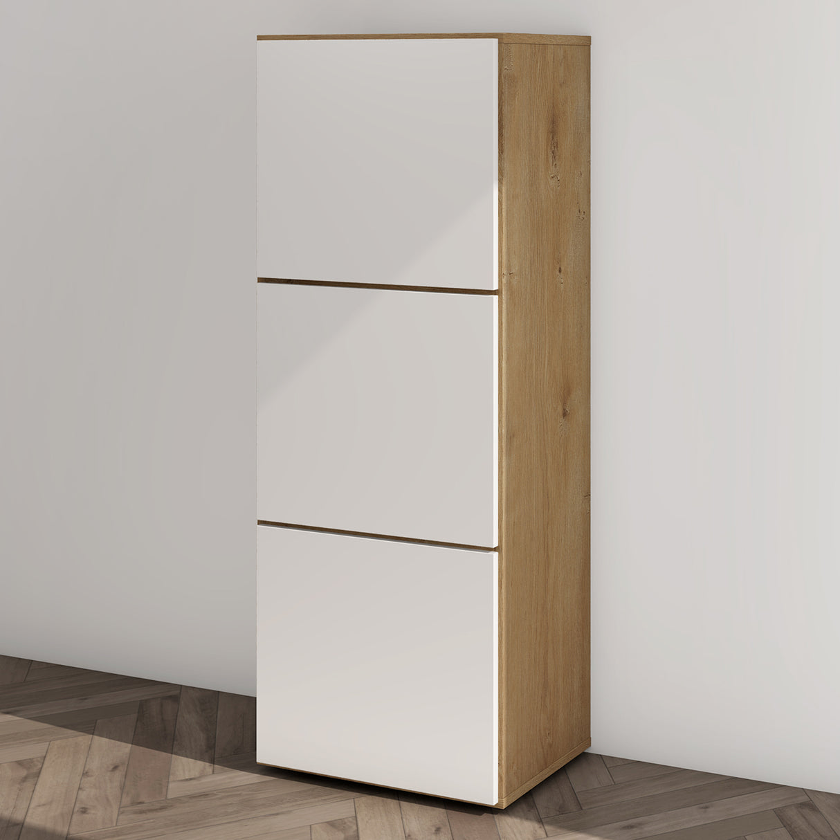 glasvilla zapatero cómoda de zapatos con 3 armarios BTH: 45x36x120 cm estante para zapatos muebles zapatero02