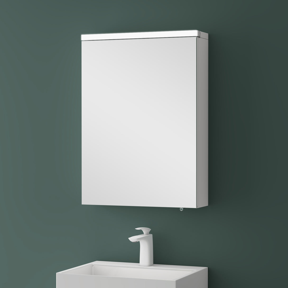 glasvilla Armadietto a Specchio con Luce Specchio con Pensile per Bagno con Luce LED Mobiletto da Bagno a Muro con Specchio Spiegelschrank-03