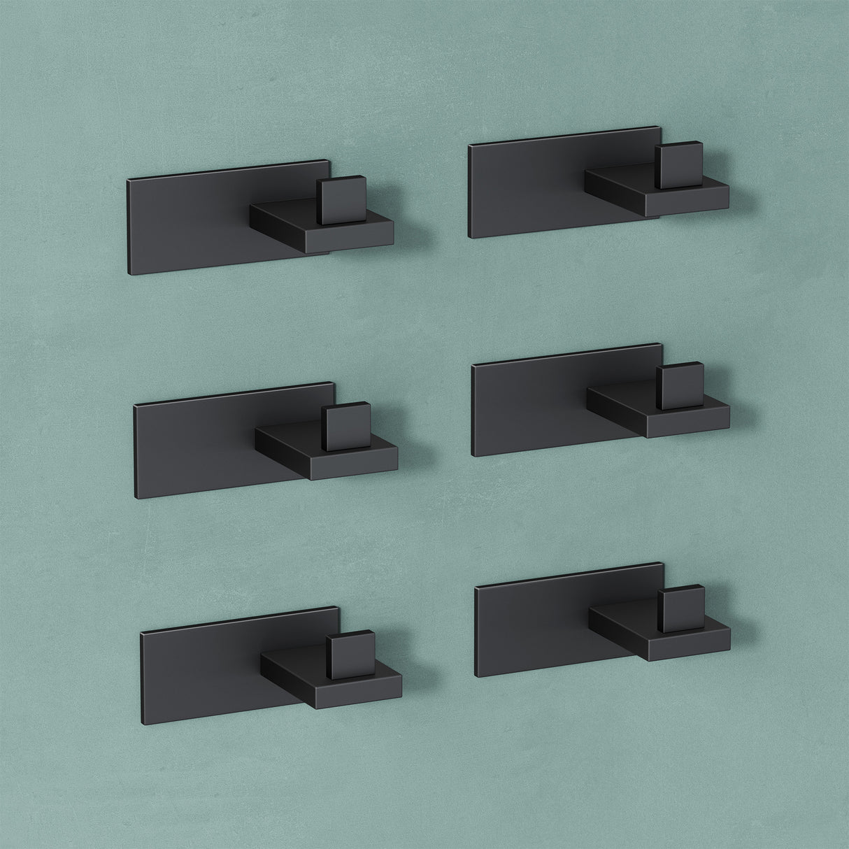 glasvilla Appendiabiti da Parete in Acciaio Inossidabile 304, Attaccapanni da Muro per Camera da Letto, Ingresso, Cucina, Stalo-06+Stalo-07