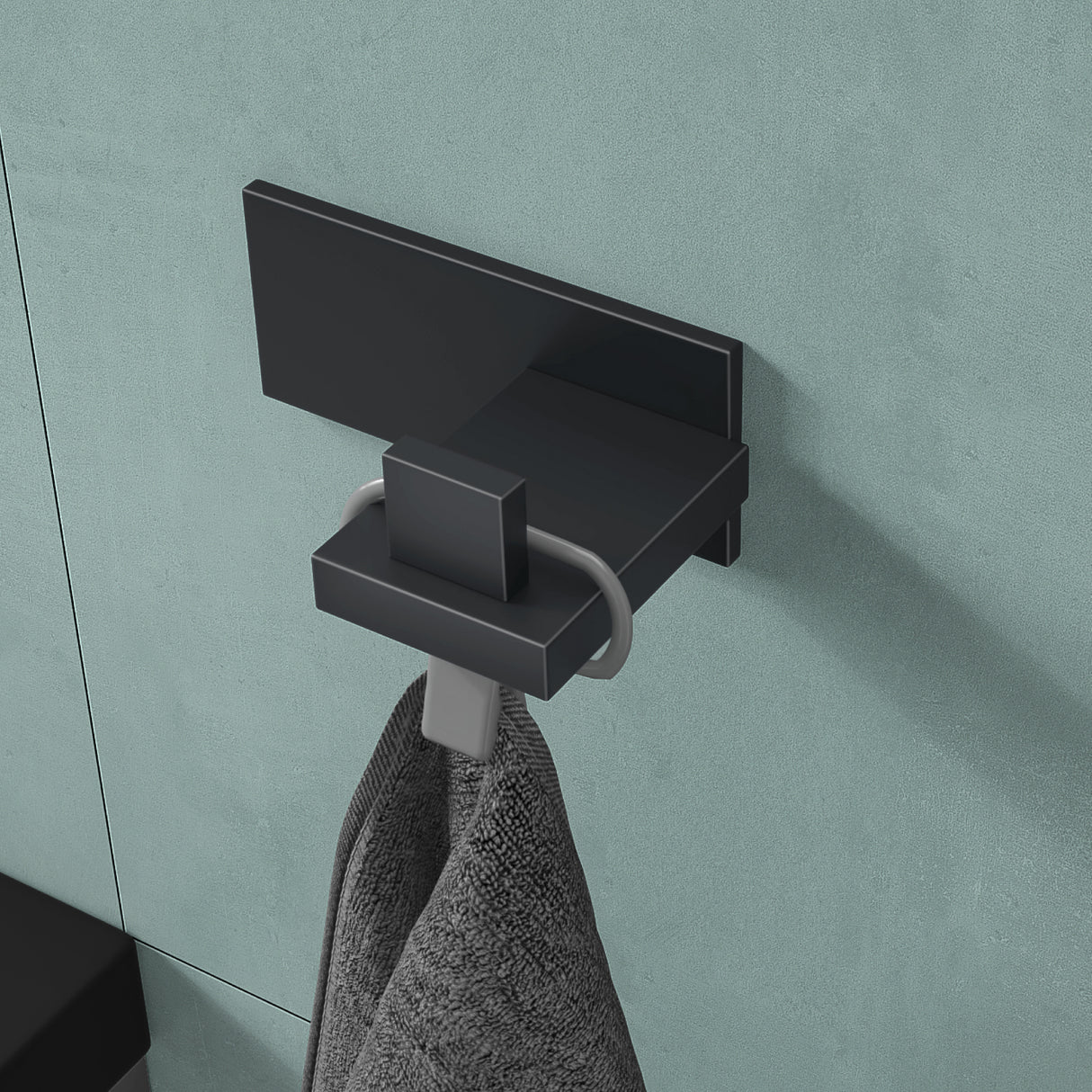 glasvilla Appendiabiti da Parete in Acciaio Inossidabile 304, Attaccapanni da Muro per Camera da Letto, Ingresso, Cucina, Stalo-06+Stalo-07