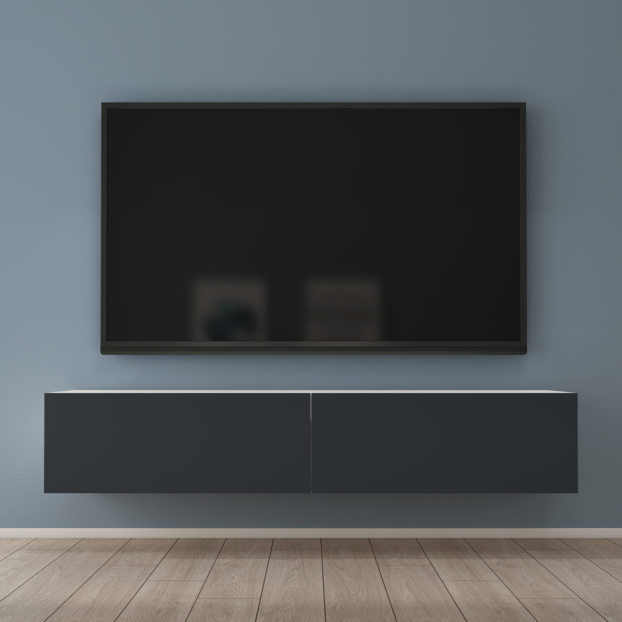 glasvilla Table TV Meuble TV Poignée Dissimulée avec Fermeture en Douceur Meuble Mural Bas pour Salon Fernsehschrank02