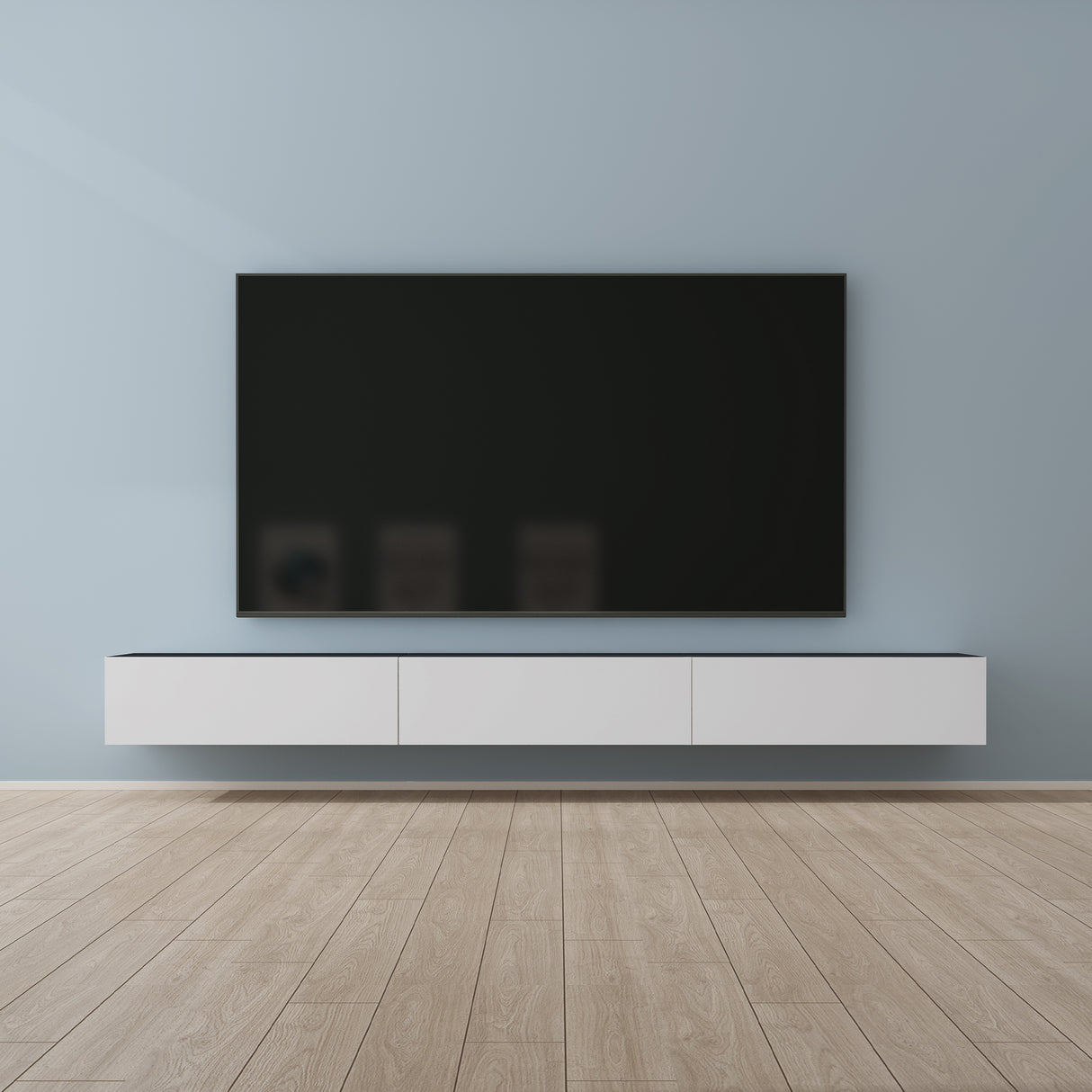 glasvilla Table TV Meuble TV Poignée Dissimulée avec Fermeture en Douceur Meuble Mural Bas pour Salon Fernsehschrank02