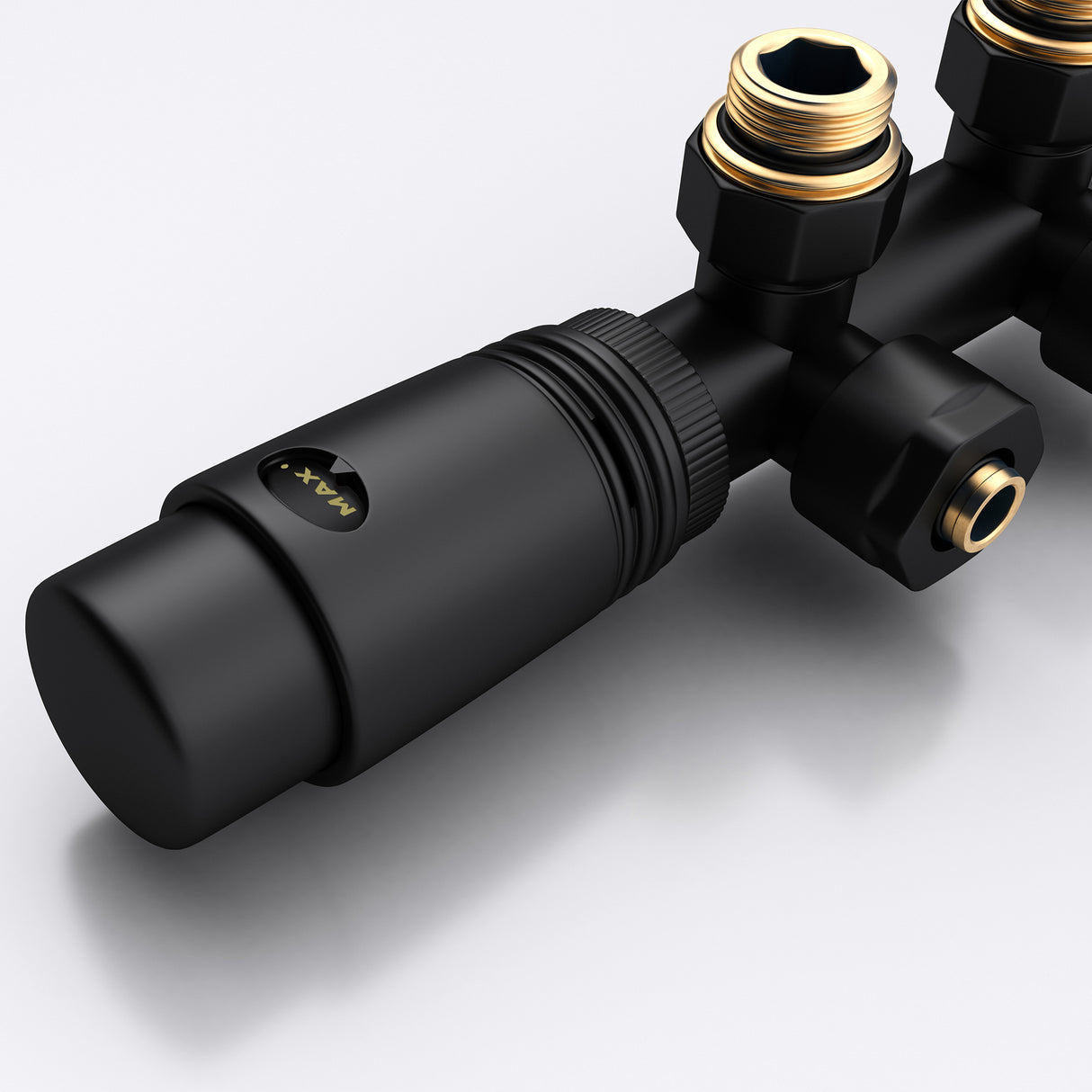 glasvilla Valvola per Radiatori e Scaldasalviette Termostatiche con Adattatore con Regolazione della Temperatura 6° - 28°