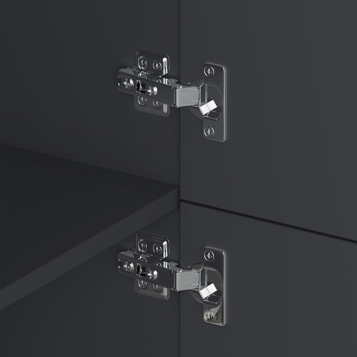 Commode de rangement à 4 portes, buffet, meuble polyvalent, meuble de rangement Glasvilla Schrank04